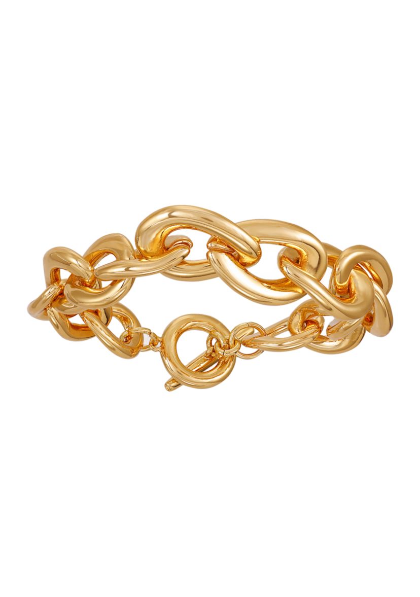 Gold-Tone Chunky Chain Bracelet