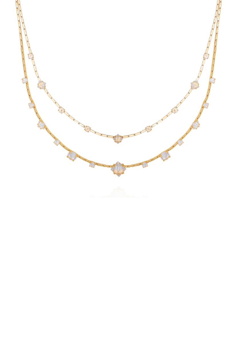 Gold Tone Layered Necklace