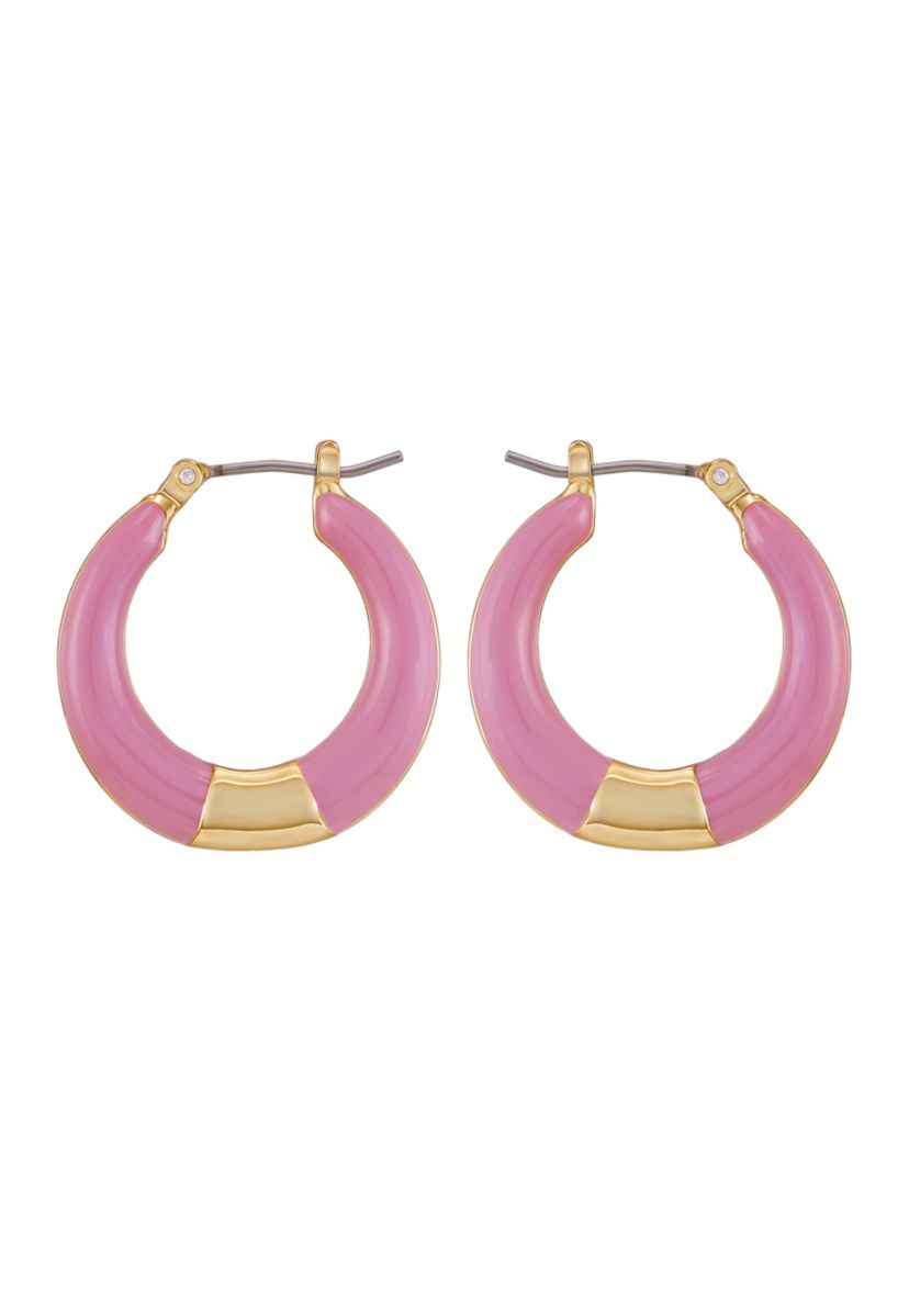 Gold-Tone Hoop Earrings