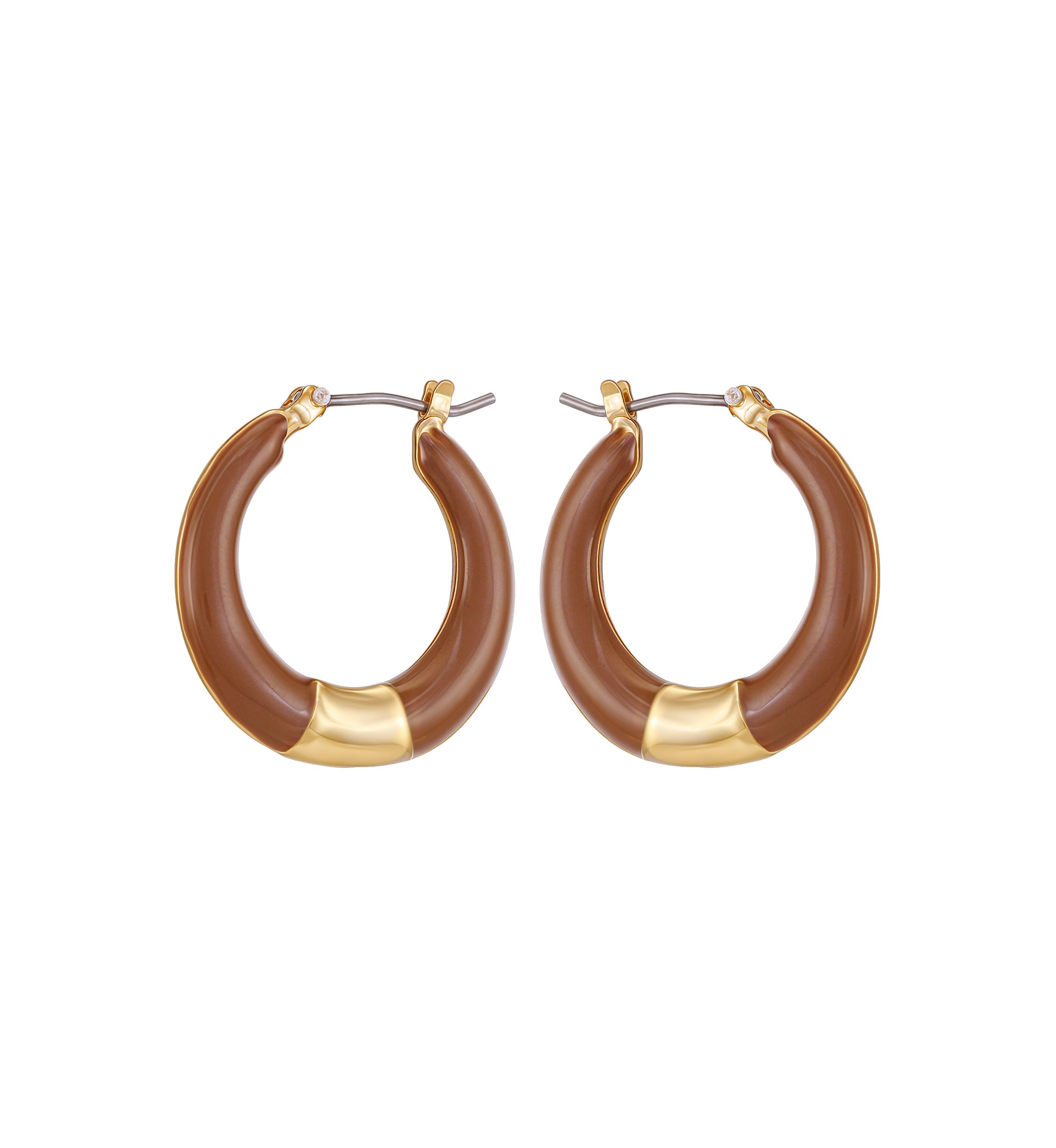 Gold-Tone Hoop Earrings