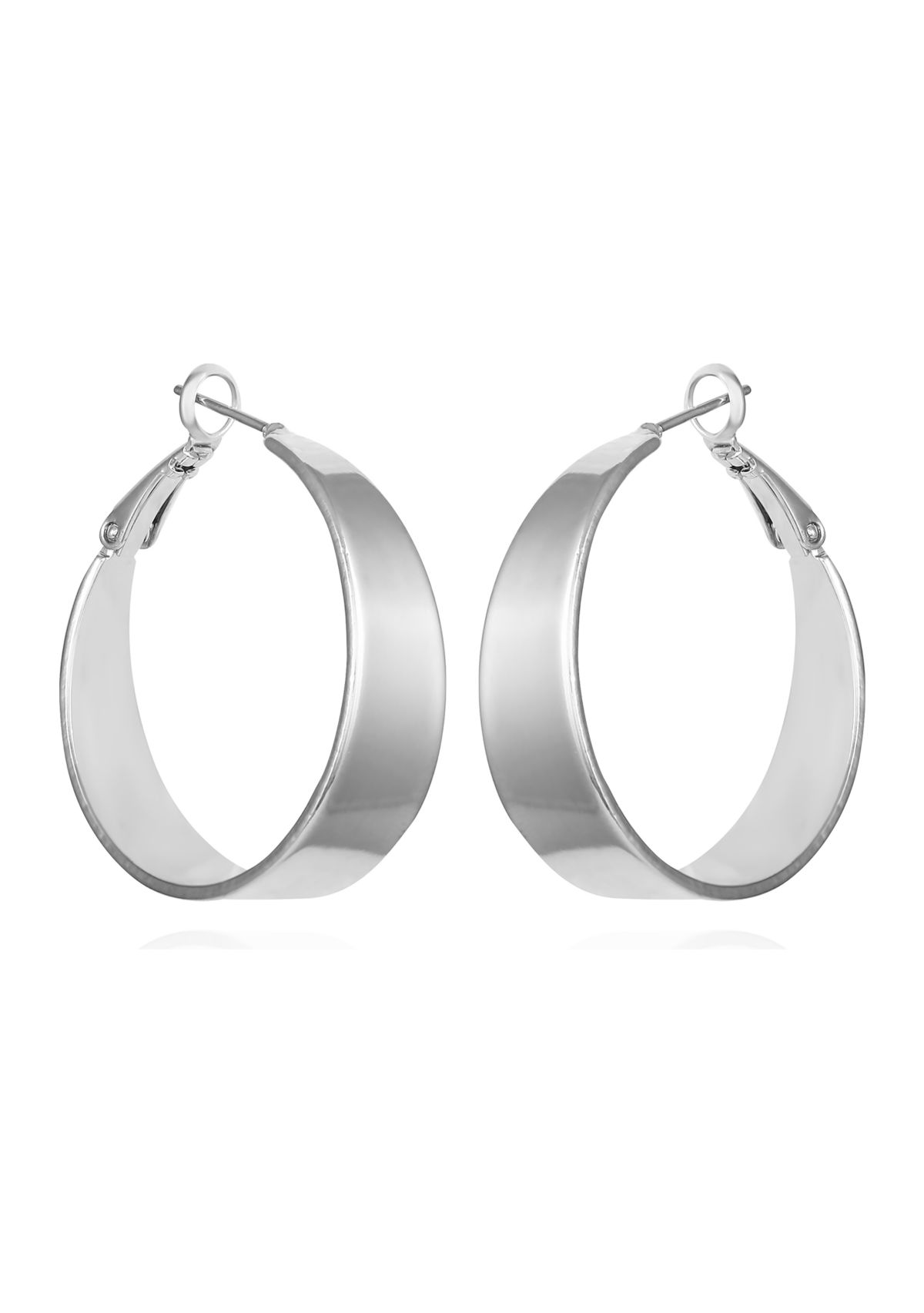 Silver Hoop Earrings