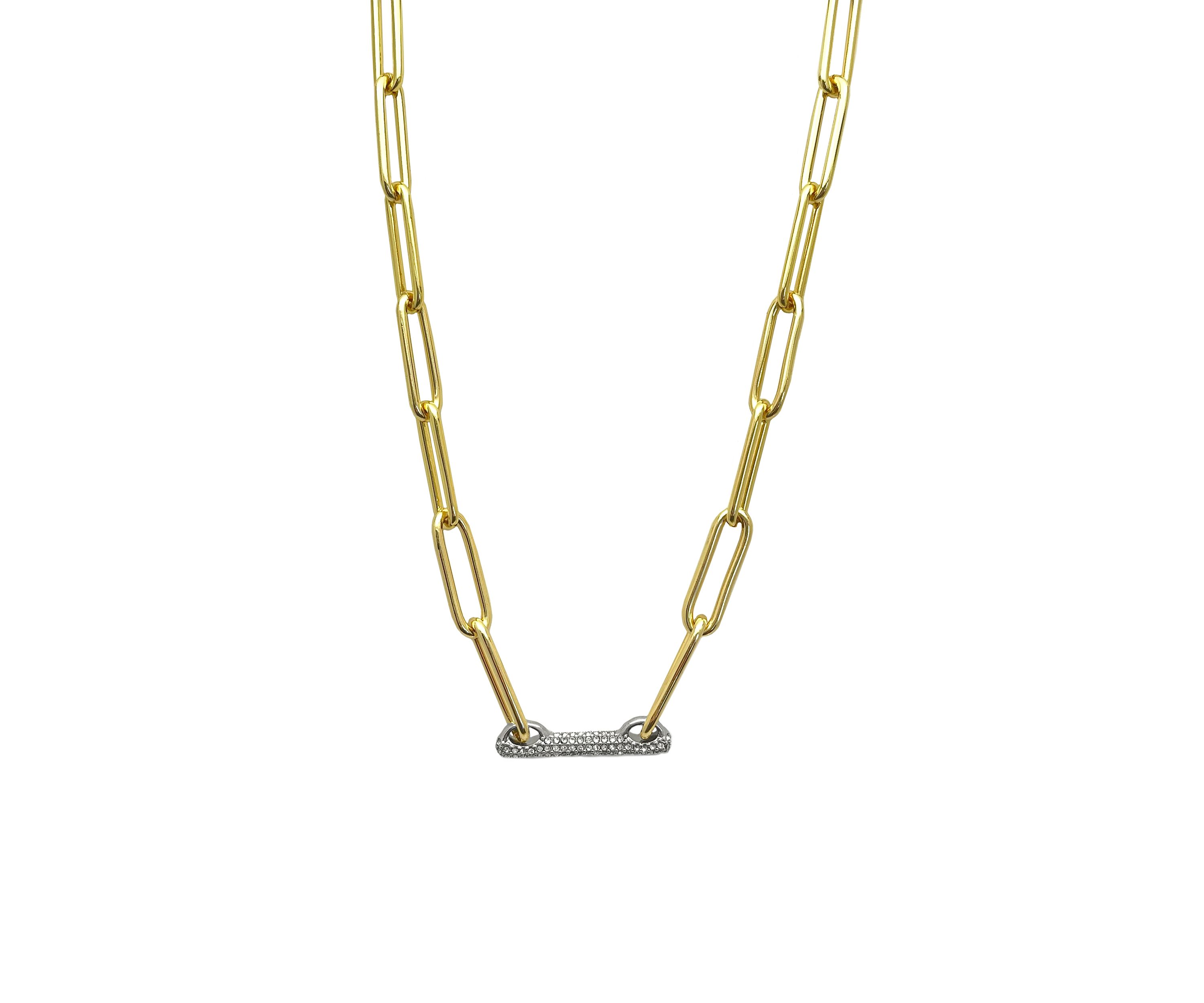 Gold-Tone Link Necklace