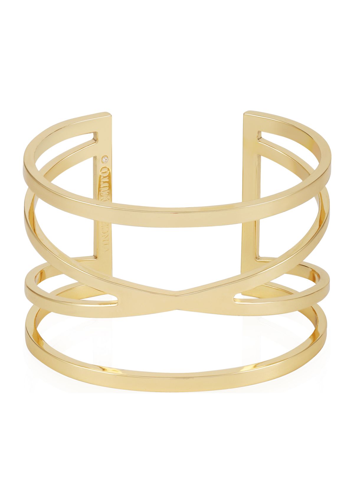 Gold-Tone "V" Cuff Bracelet