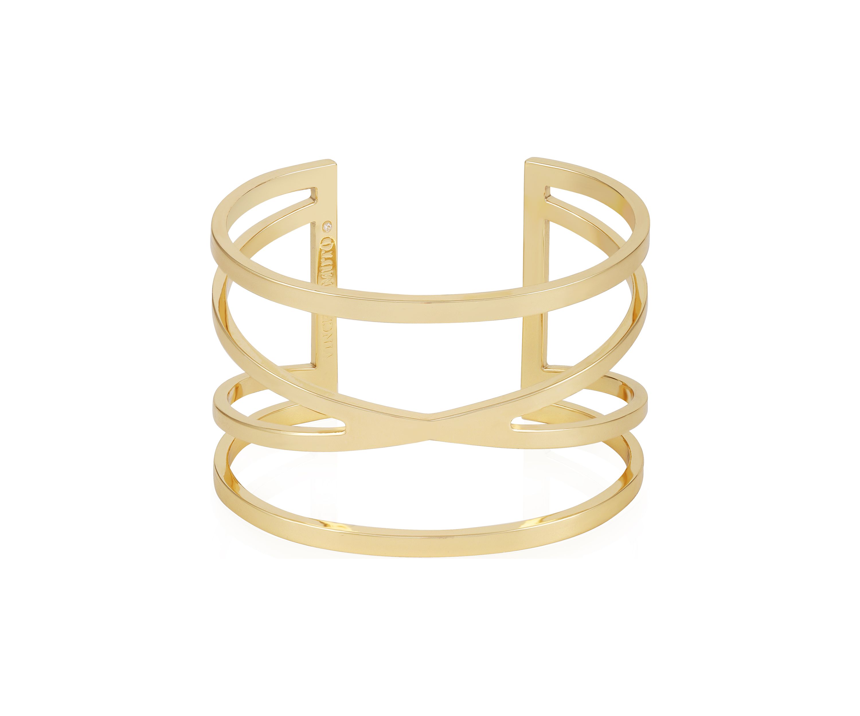 Gold-Tone "V" Cuff Bracelet