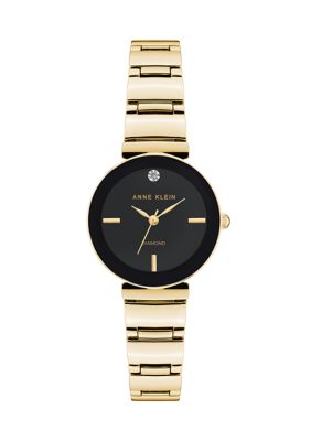 Anne Klein Women's Quartz Diamond Accented Bracelet Watch