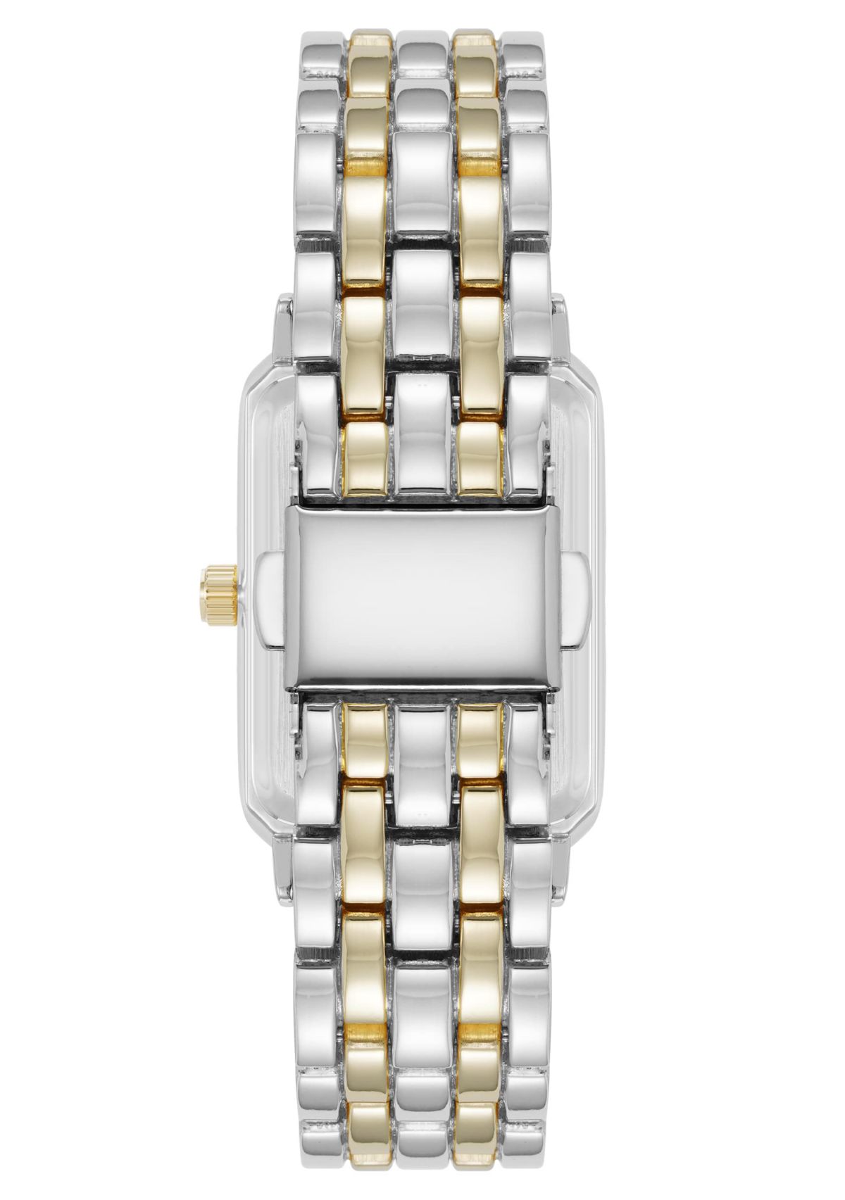 Anne Klein Womens Quartz Rectangular Estate Two-Tone Metal Alloy Watch, 25mm