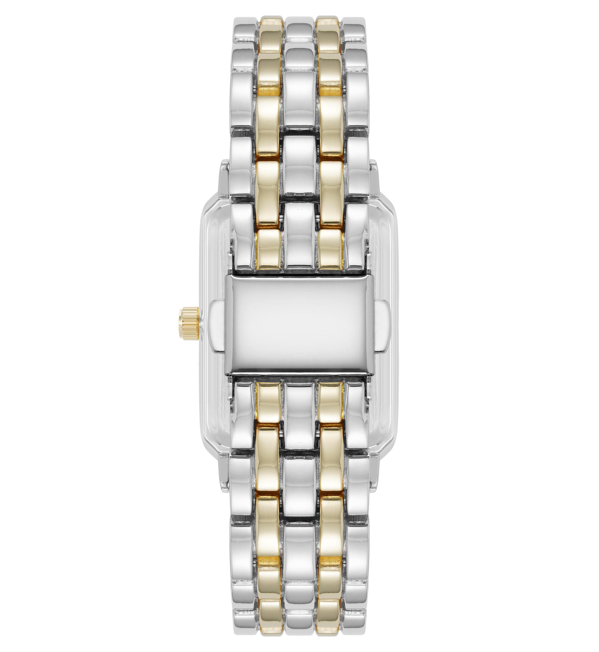 Anne Klein Womens Quartz Rectangular Estate Two-Tone Metal Alloy Watch, 25mm