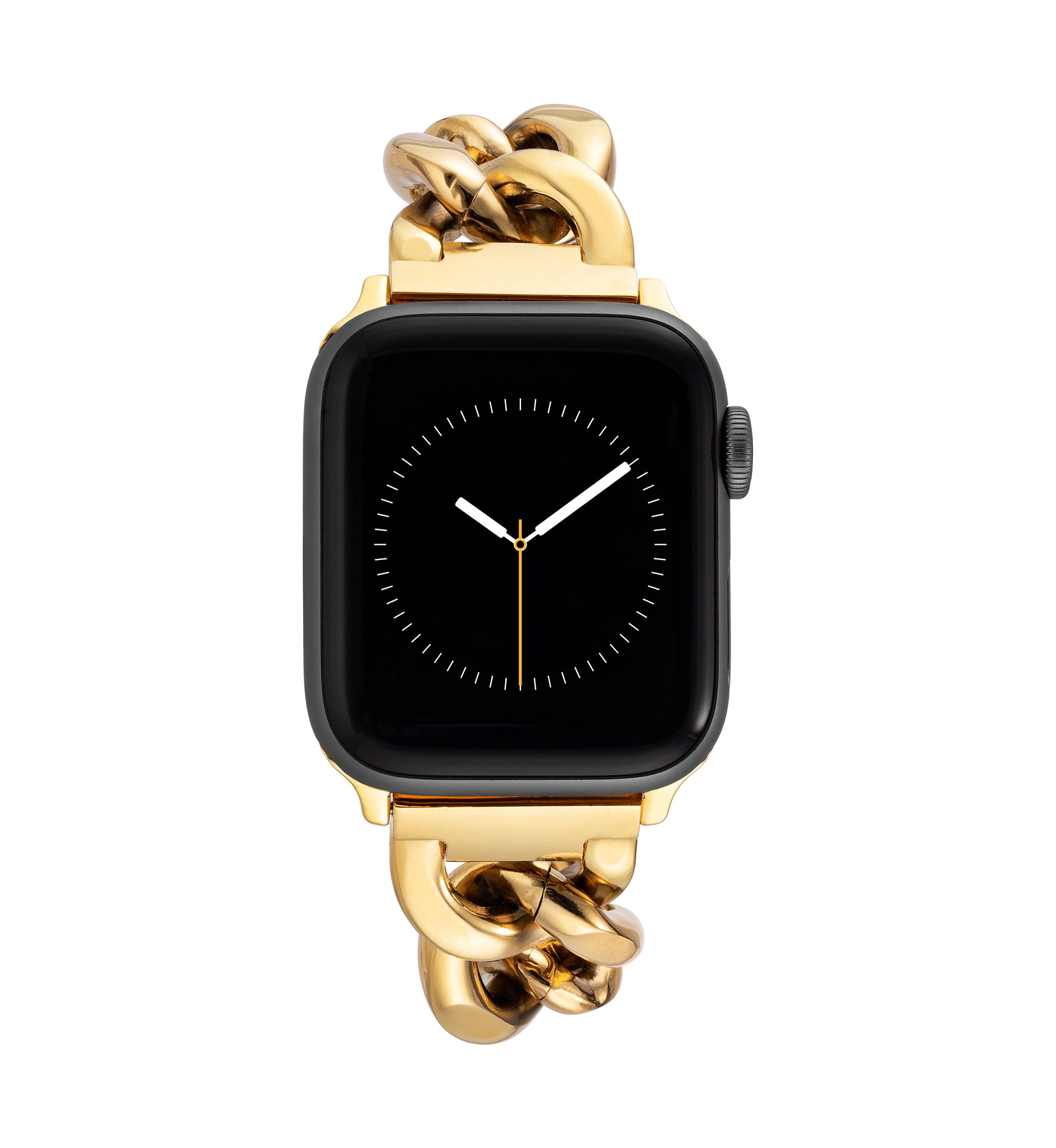 Gold-Tone Mixed Metal Chain Bracelet compatible with 42/44/45/Ultra(49mm) Apple Watch®