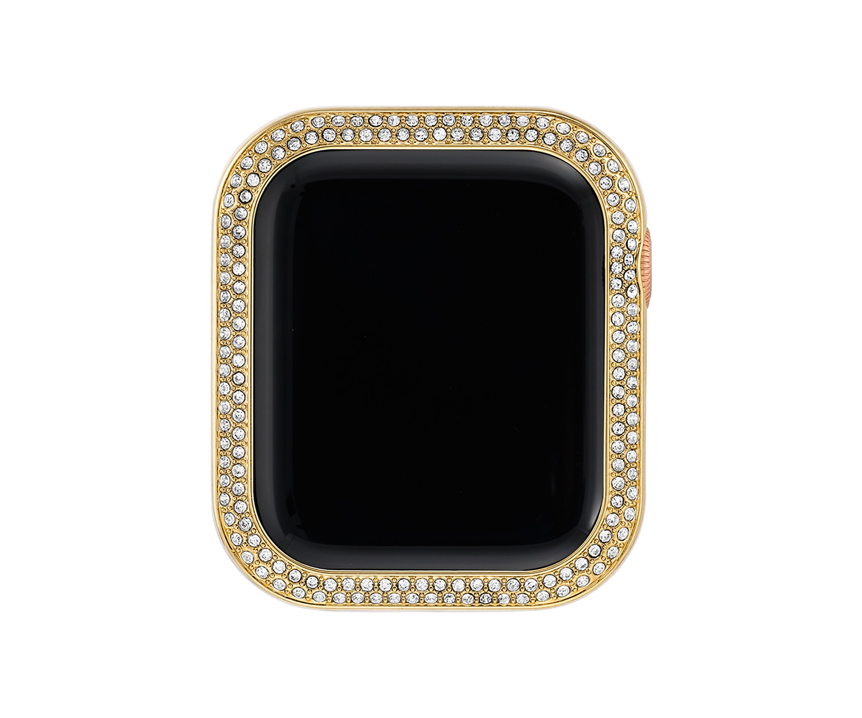 Gold Tone Mixed Metal Bumper with Crystal Accents for 44 Millimeter Apple Watch®