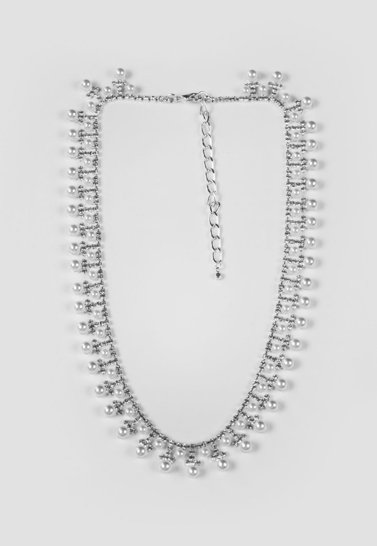 OPEN CRYSAL DRAMA DROP EARRINGS