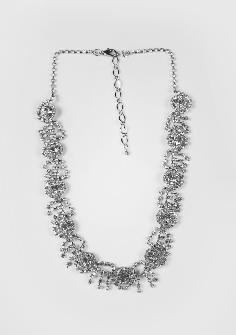 CRYSTAL SPRAY FH DROP EARRINGS
