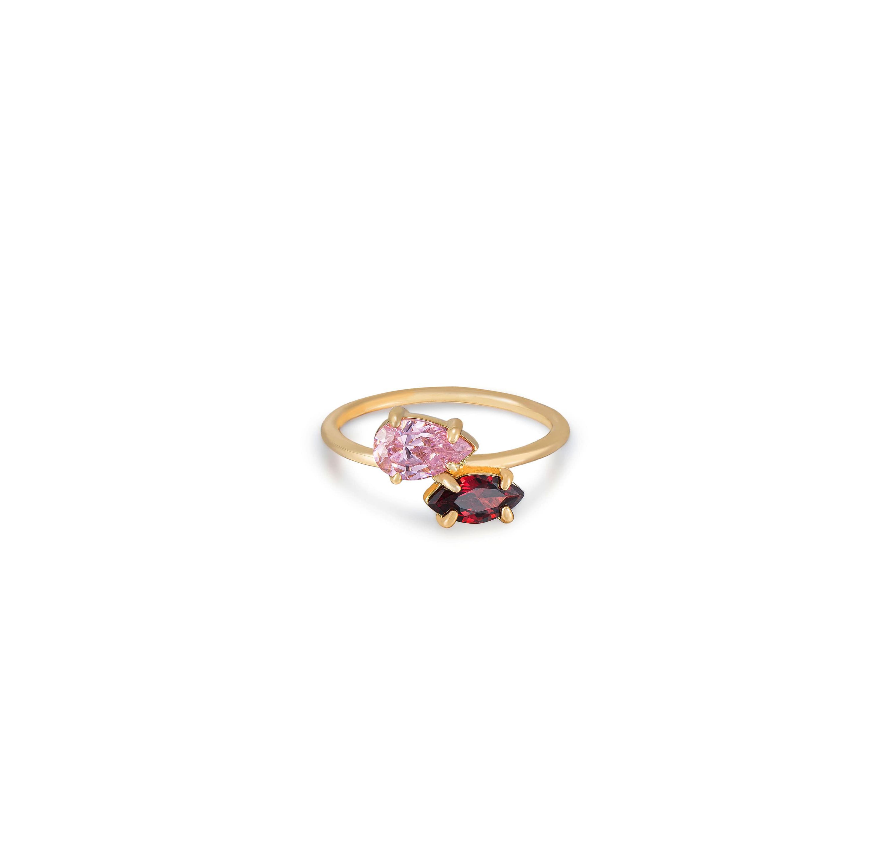 Ettika Toi et Moi Memories Ring