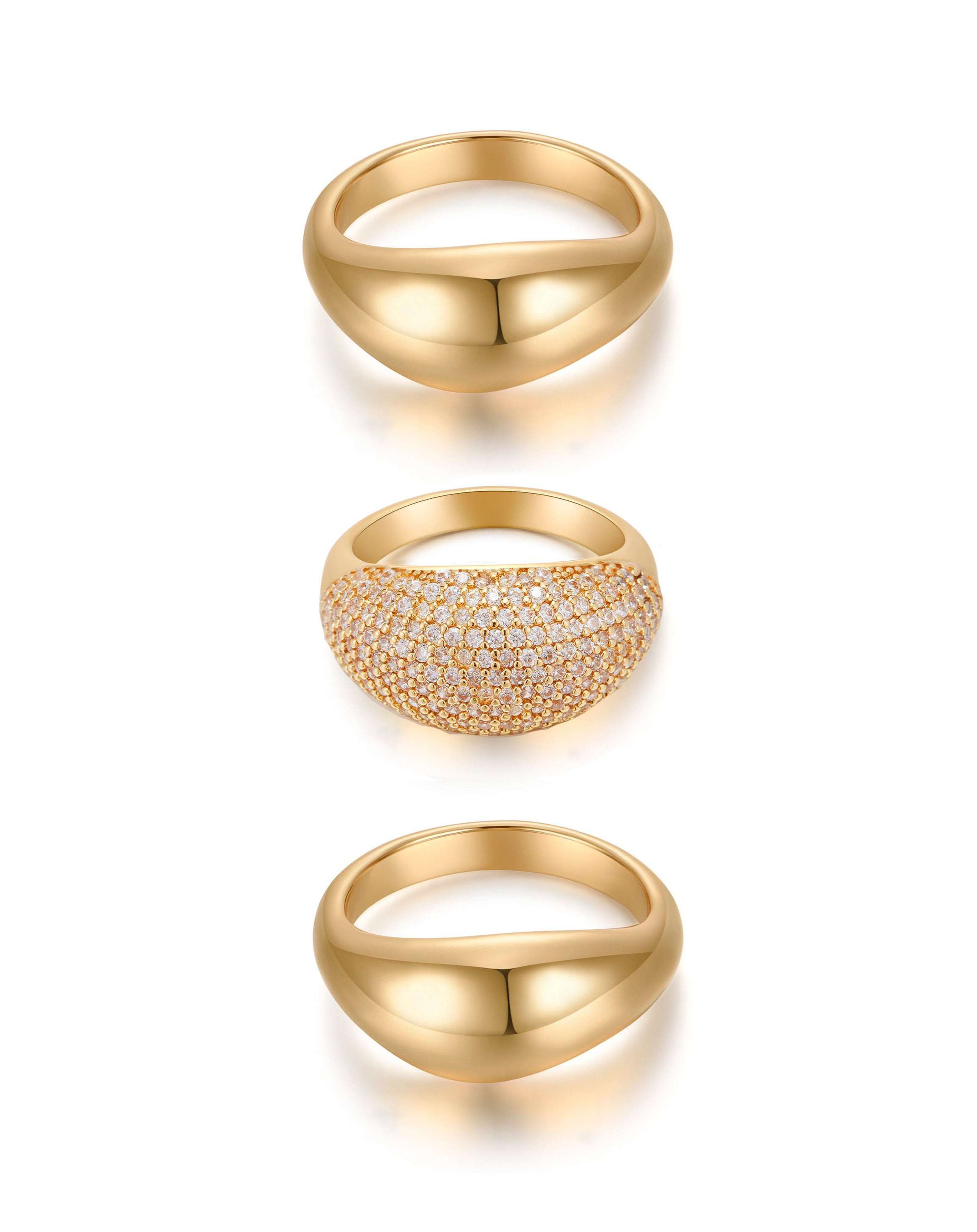 Ettika Timeless Glamour Ring Set