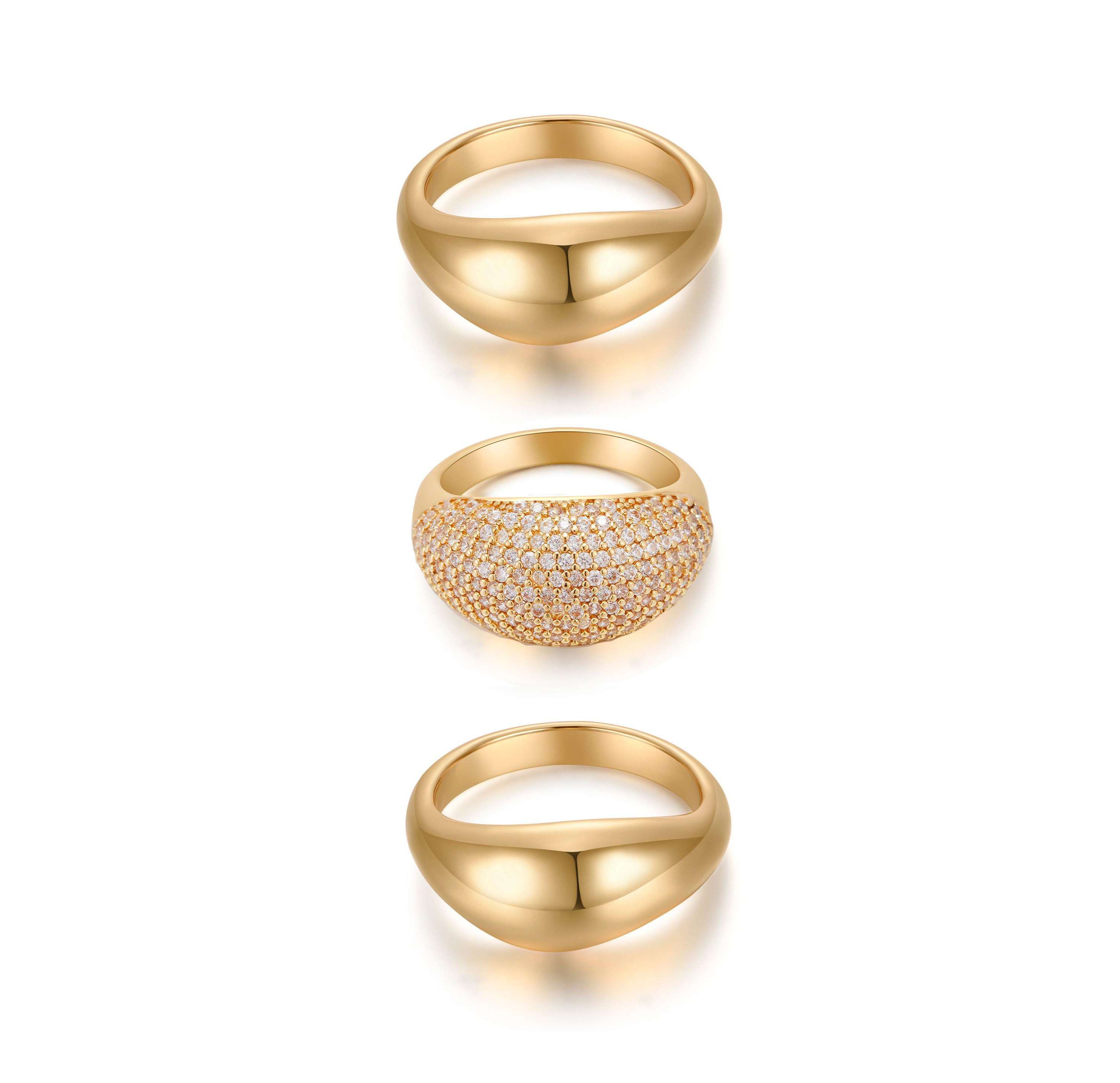 Ettika Timeless Glamour Ring Set