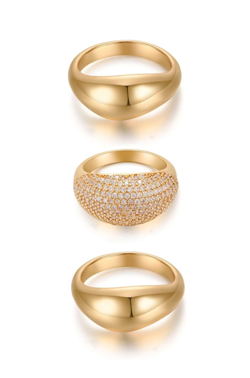 Ettika Timeless Glamour Ring Set