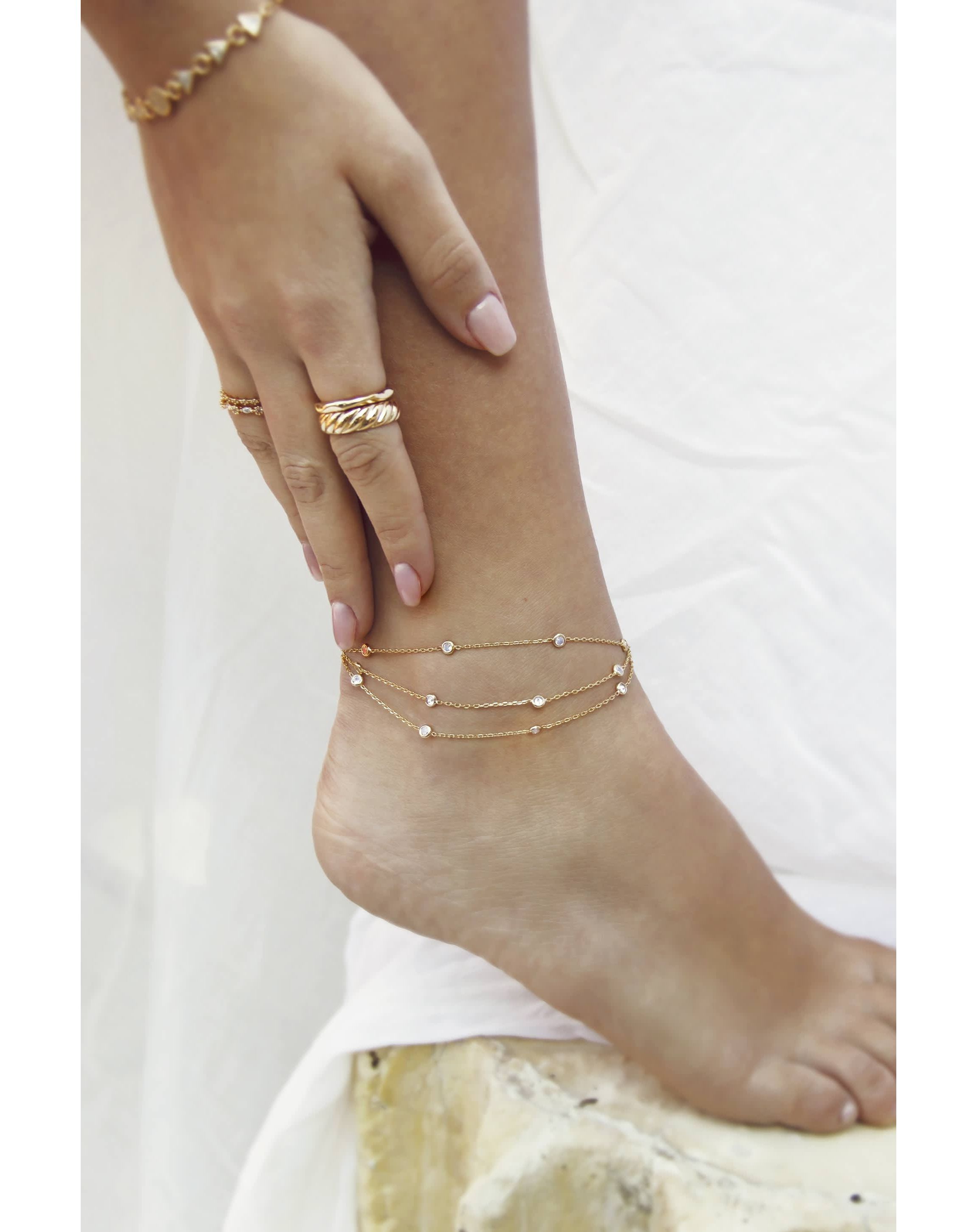 Ettika Fine Details Anklet