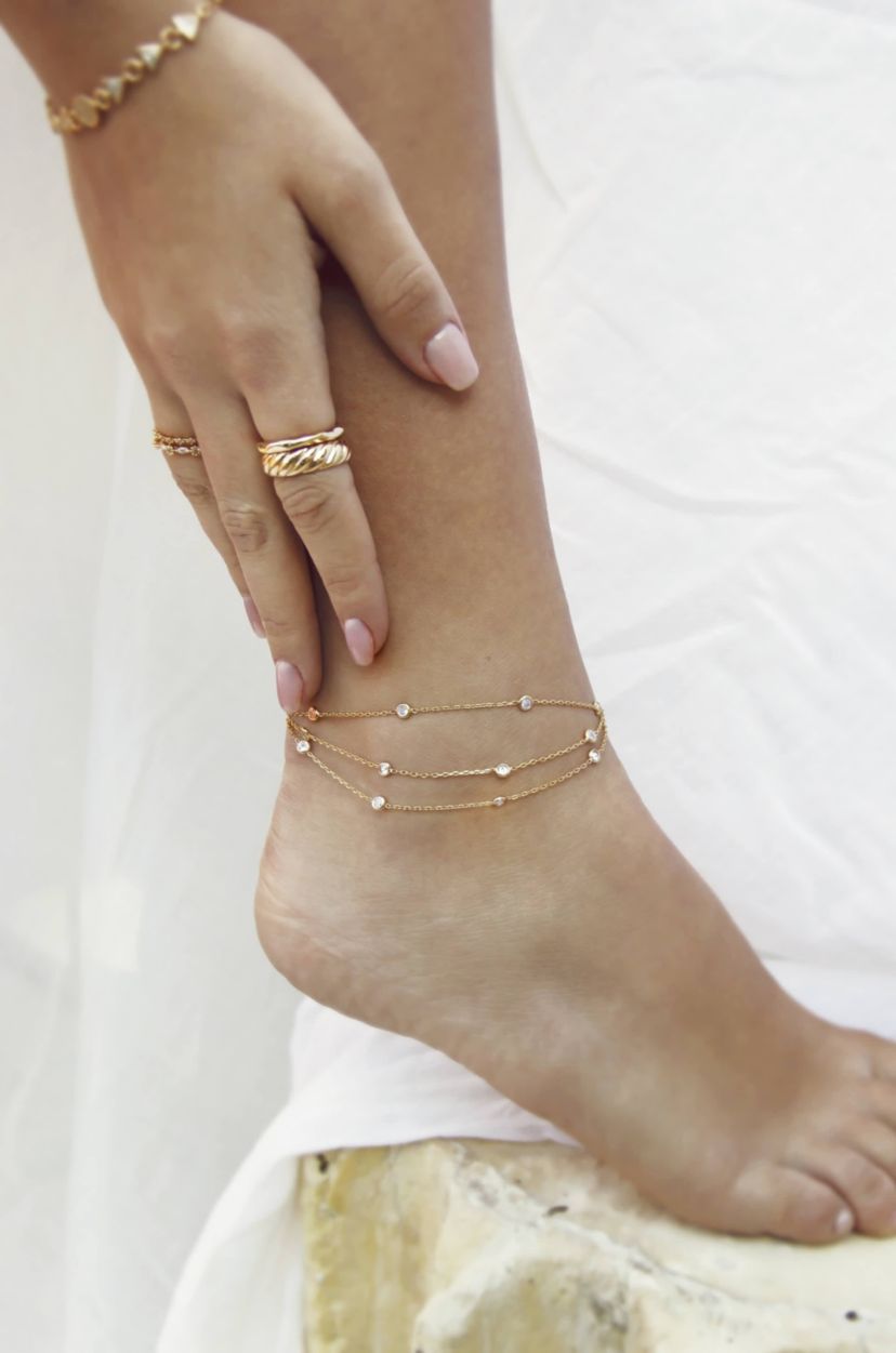 Ettika Fine Details Anklet
