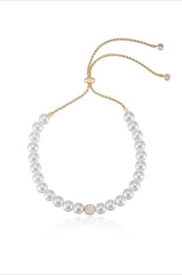Ettika Pearl Adjustable Bracelet