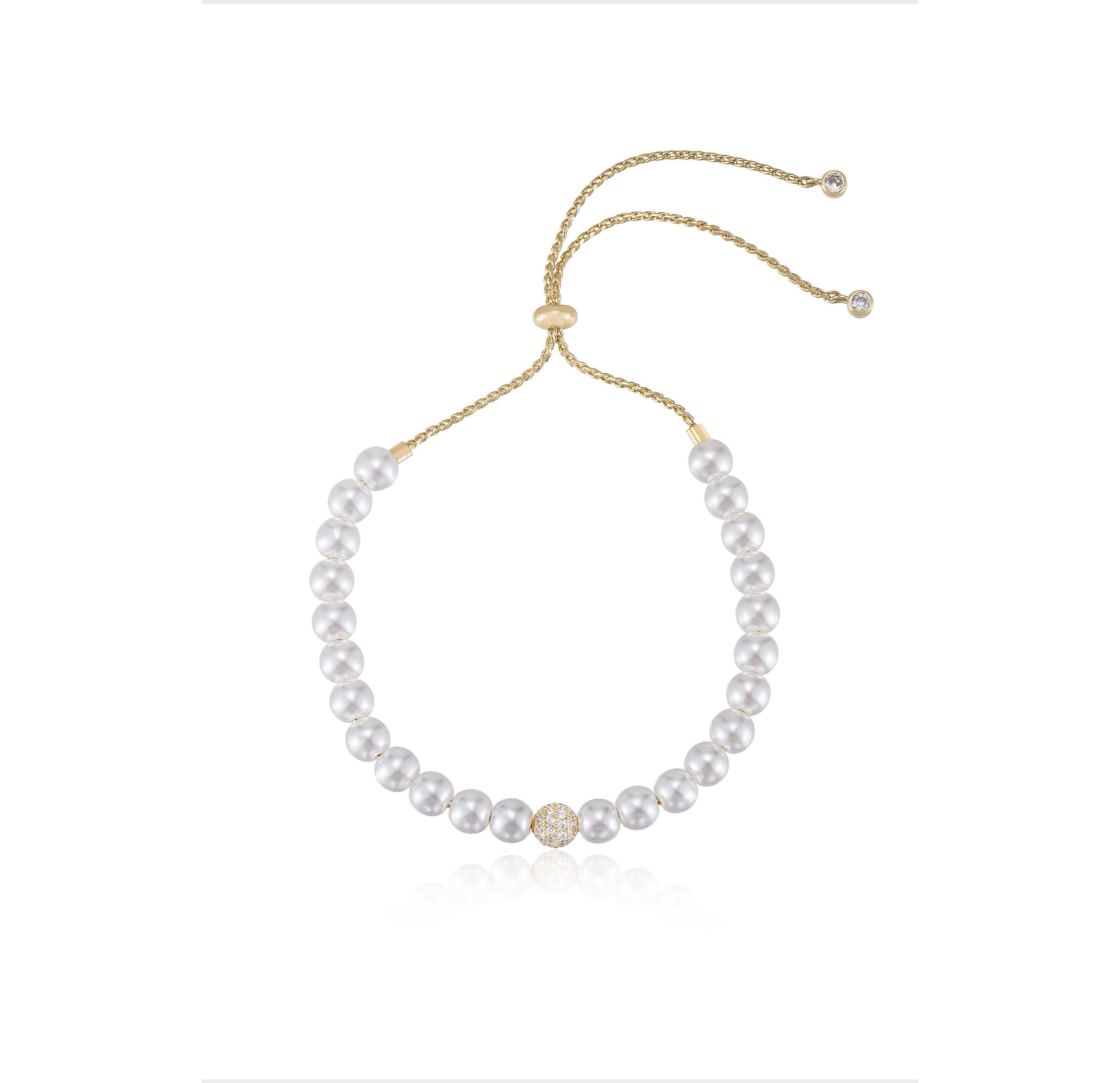 Ettika Pearl Adjustable Bracelet