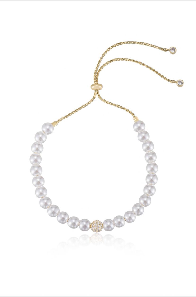 Ettika Pearl Adjustable Bracelet
