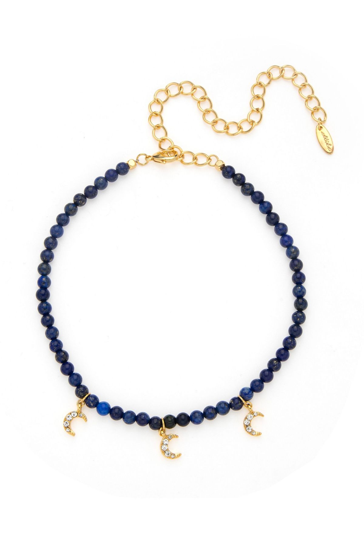Cluster Must Have Choker in Lapis and Gold