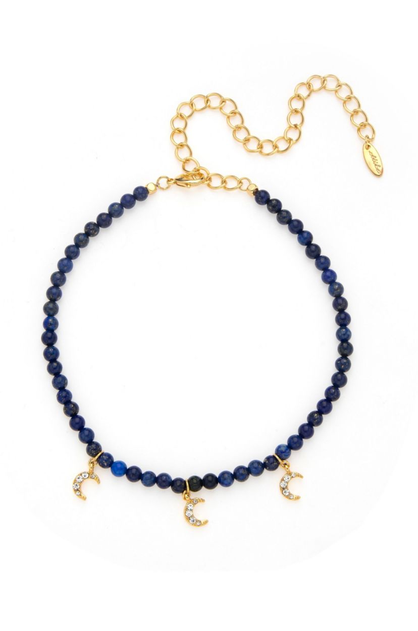Cluster Must Have Choker in Lapis and Gold