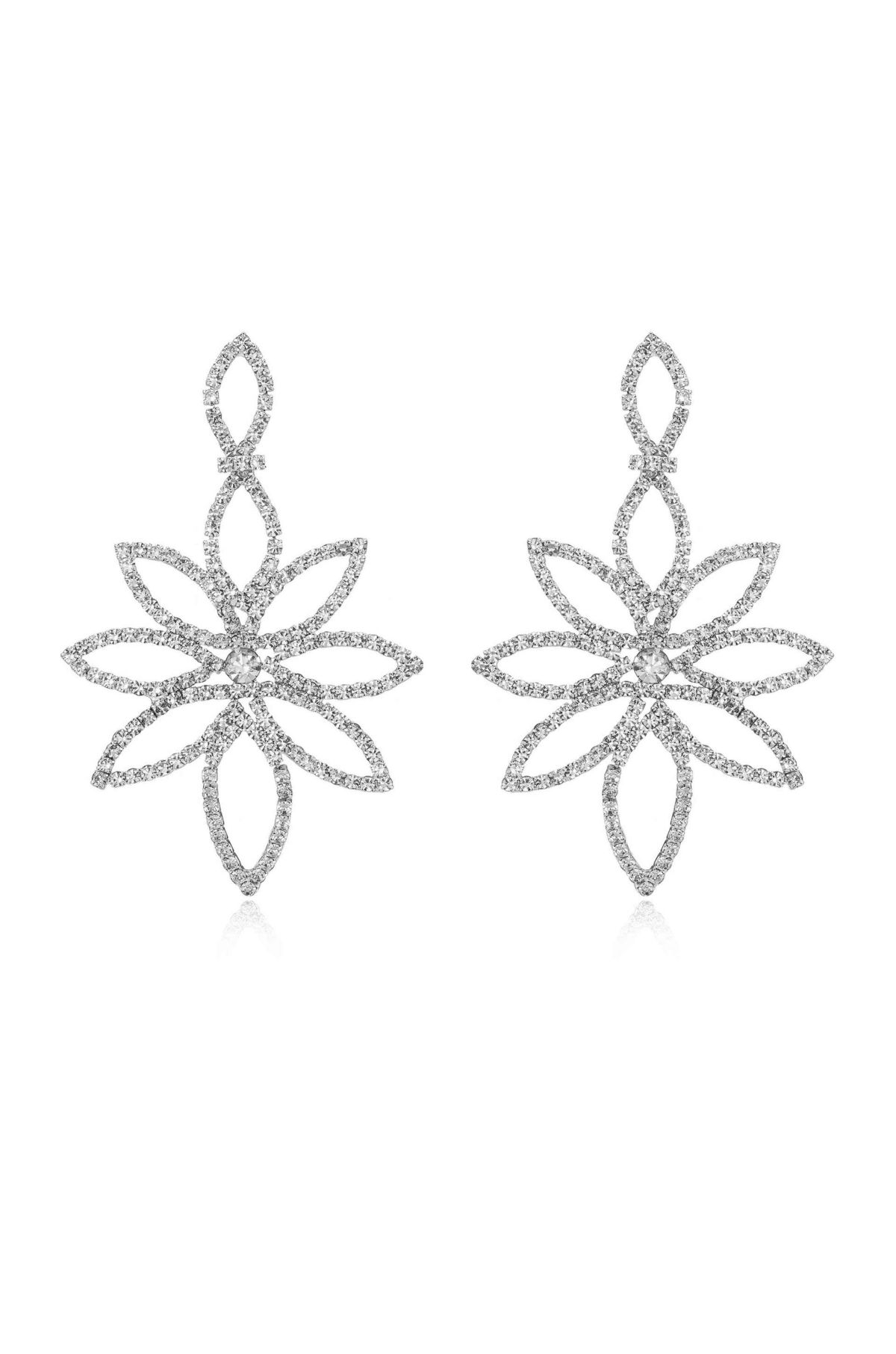 Ettika Crystal Bouquet Earrings