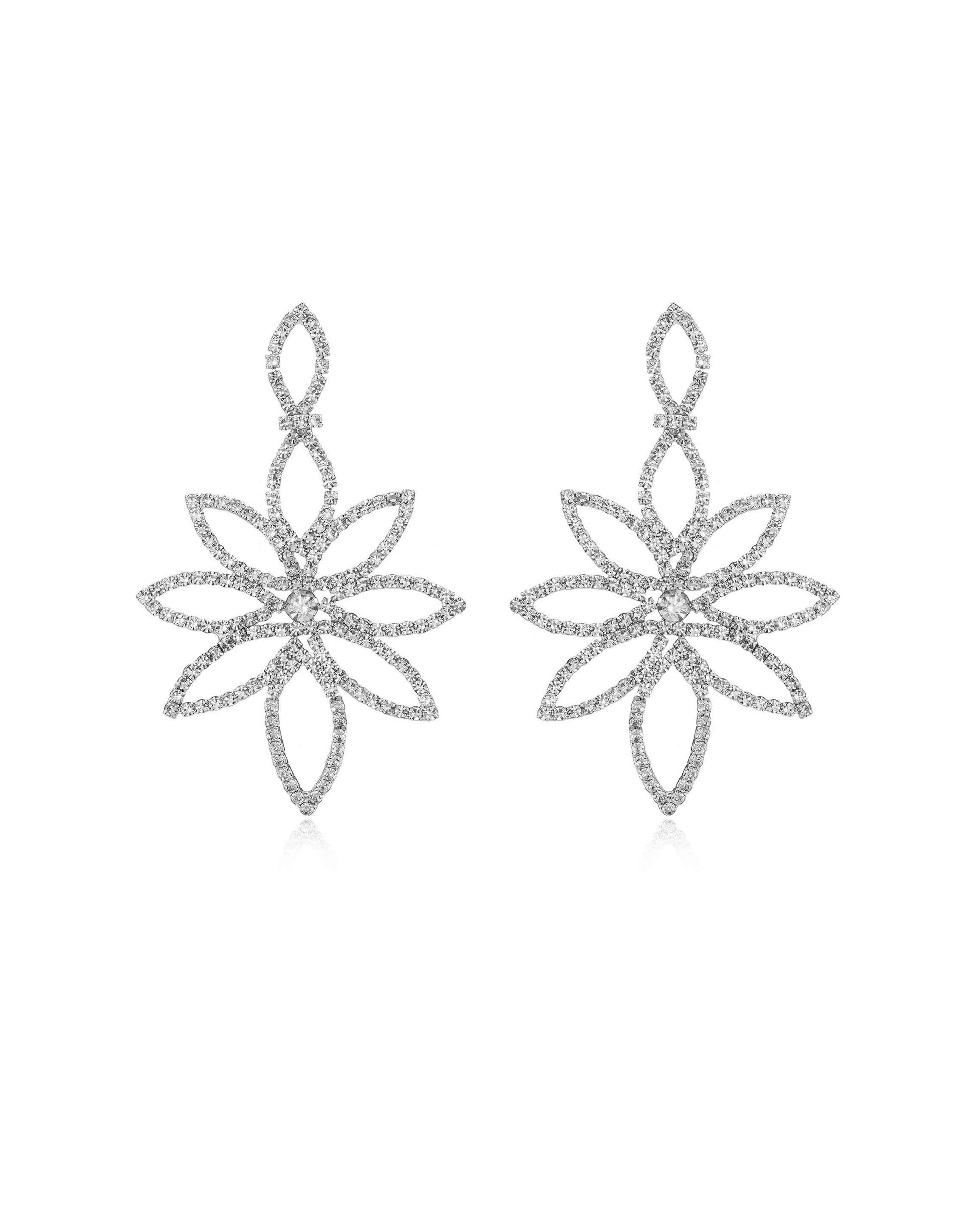 Ettika Crystal Bouquet Earrings