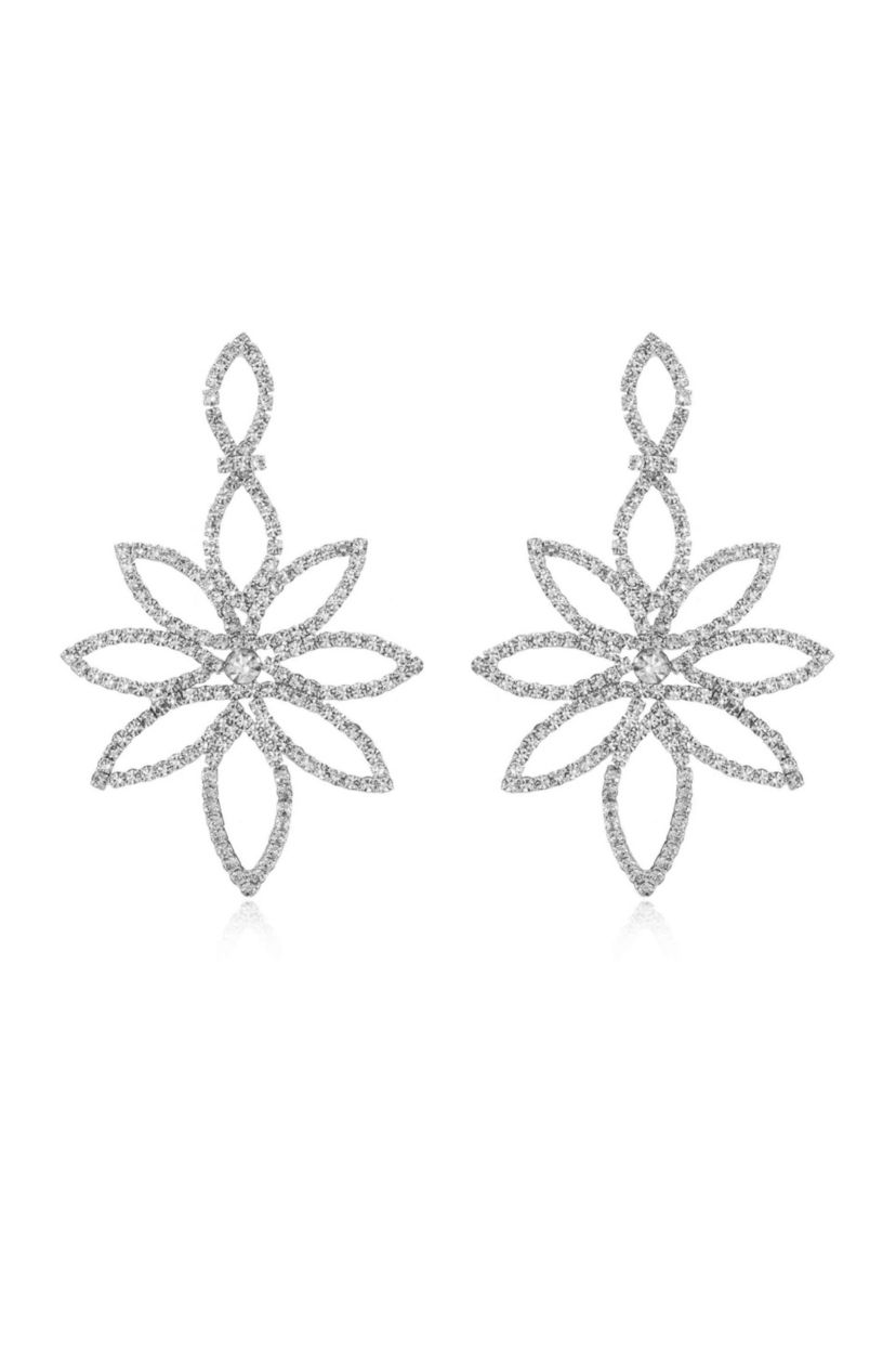 Ettika Crystal Bouquet Earrings