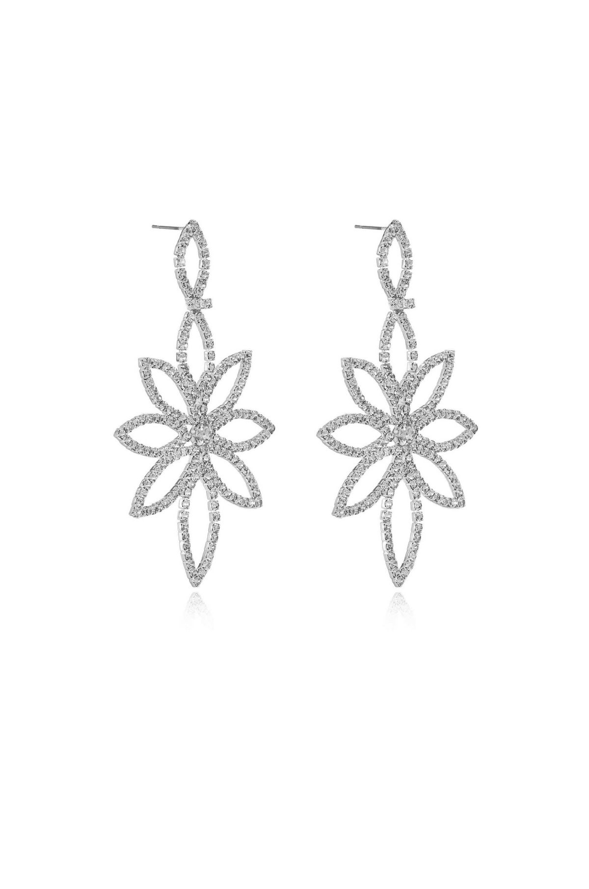 Ettika Crystal Bouquet Earrings