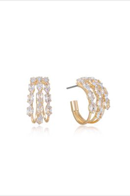 Ettika Multi-Crystal Hoops