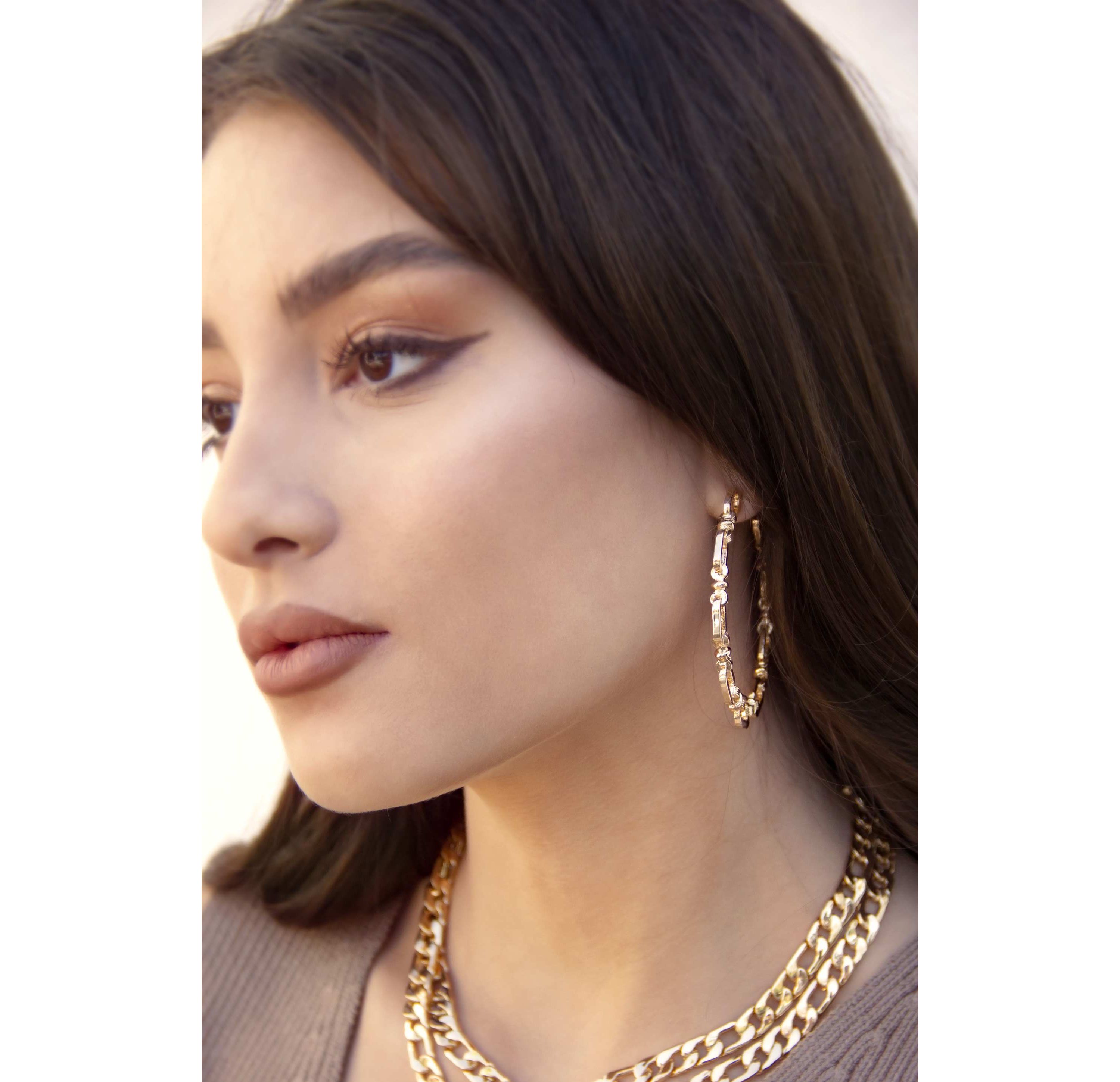 Ettika Geometry Hoops