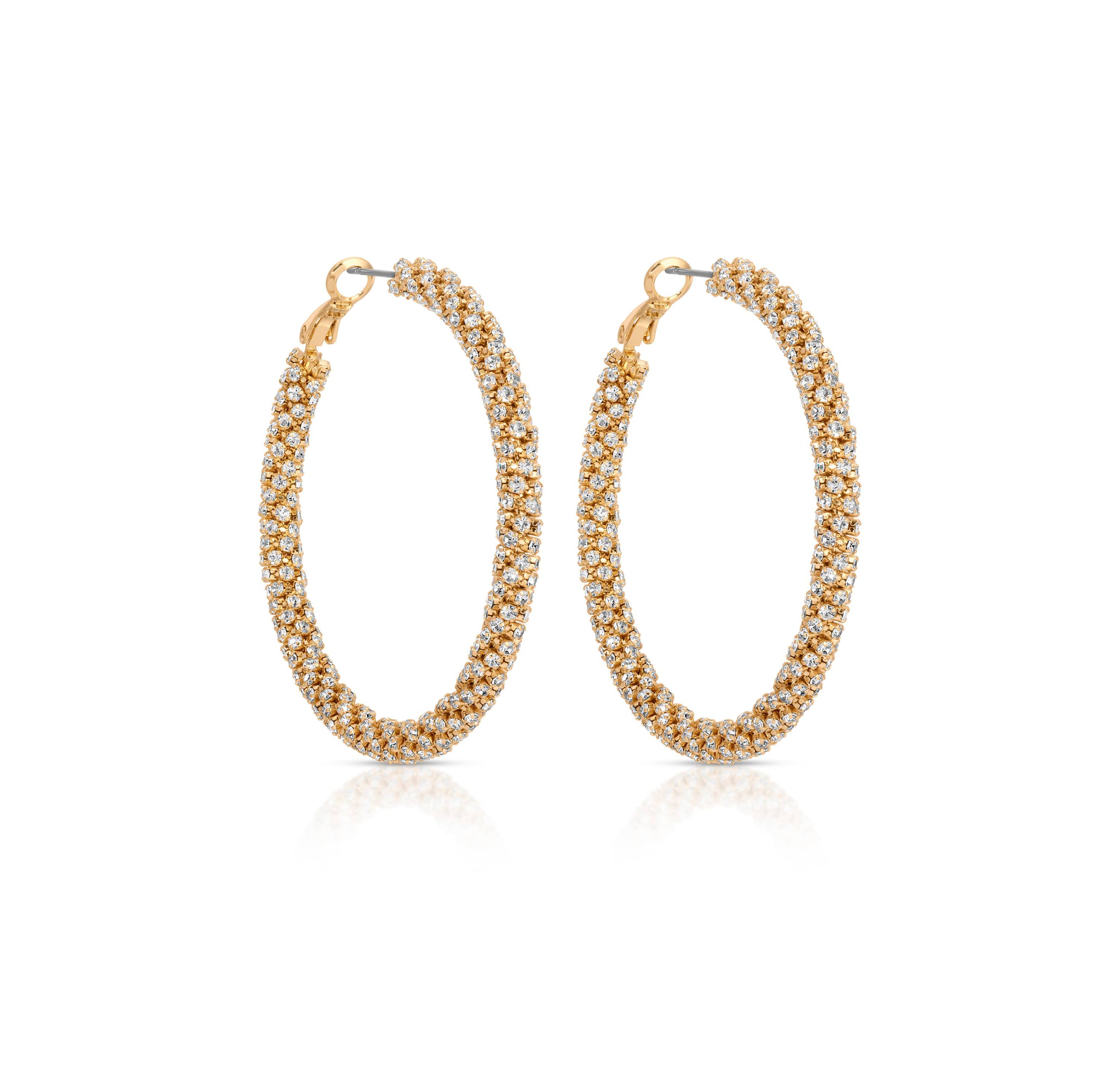 Ettika Rope Chain Hoops