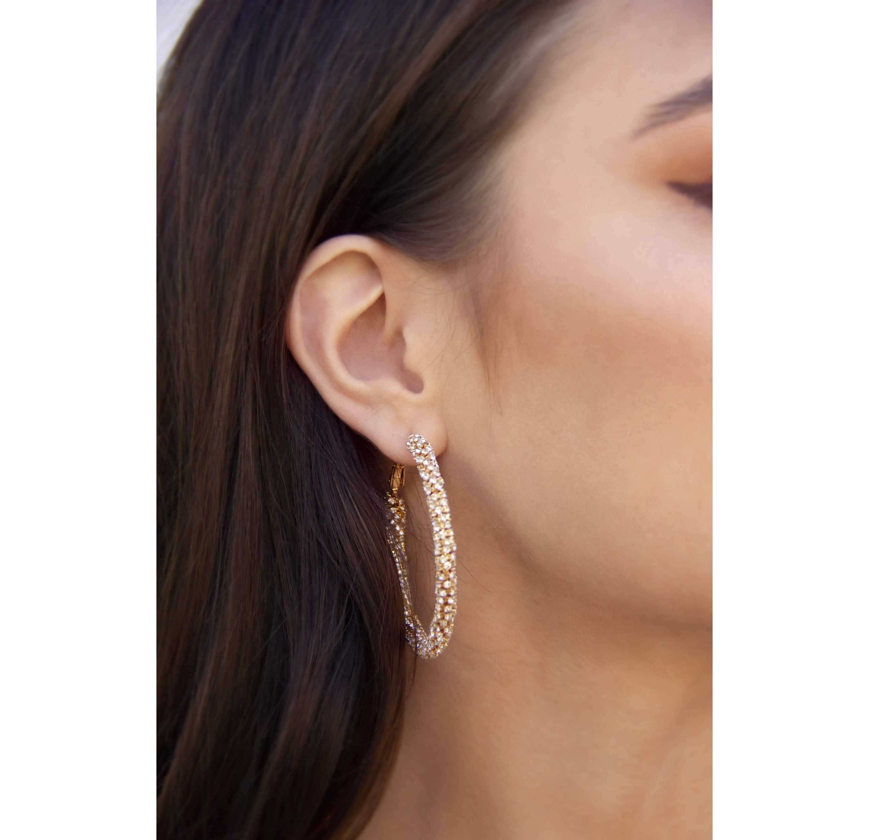 Ettika Rope Chain Hoops