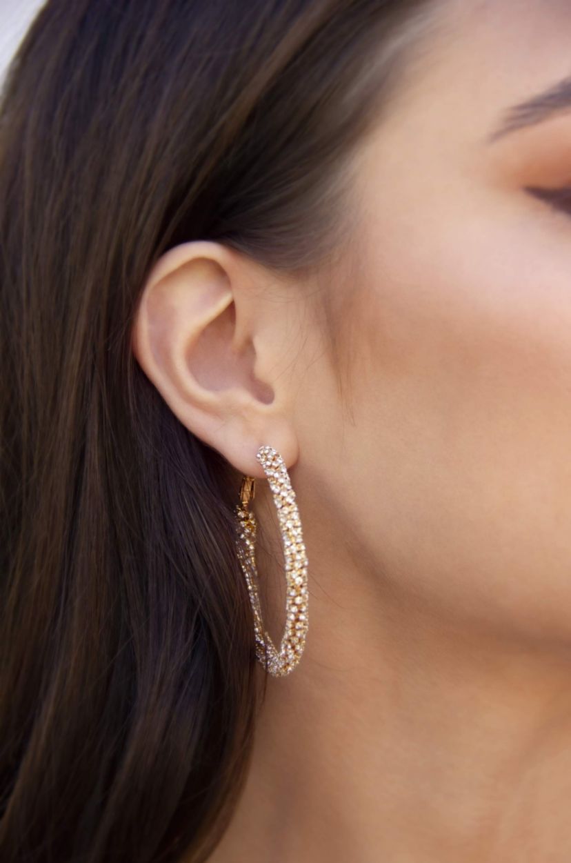Ettika Rope Chain Hoops