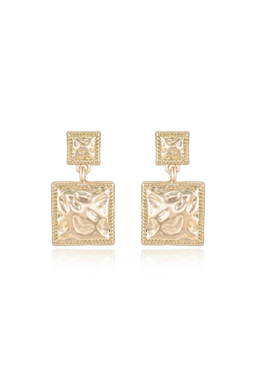 Ettika Repeated Square Earrings