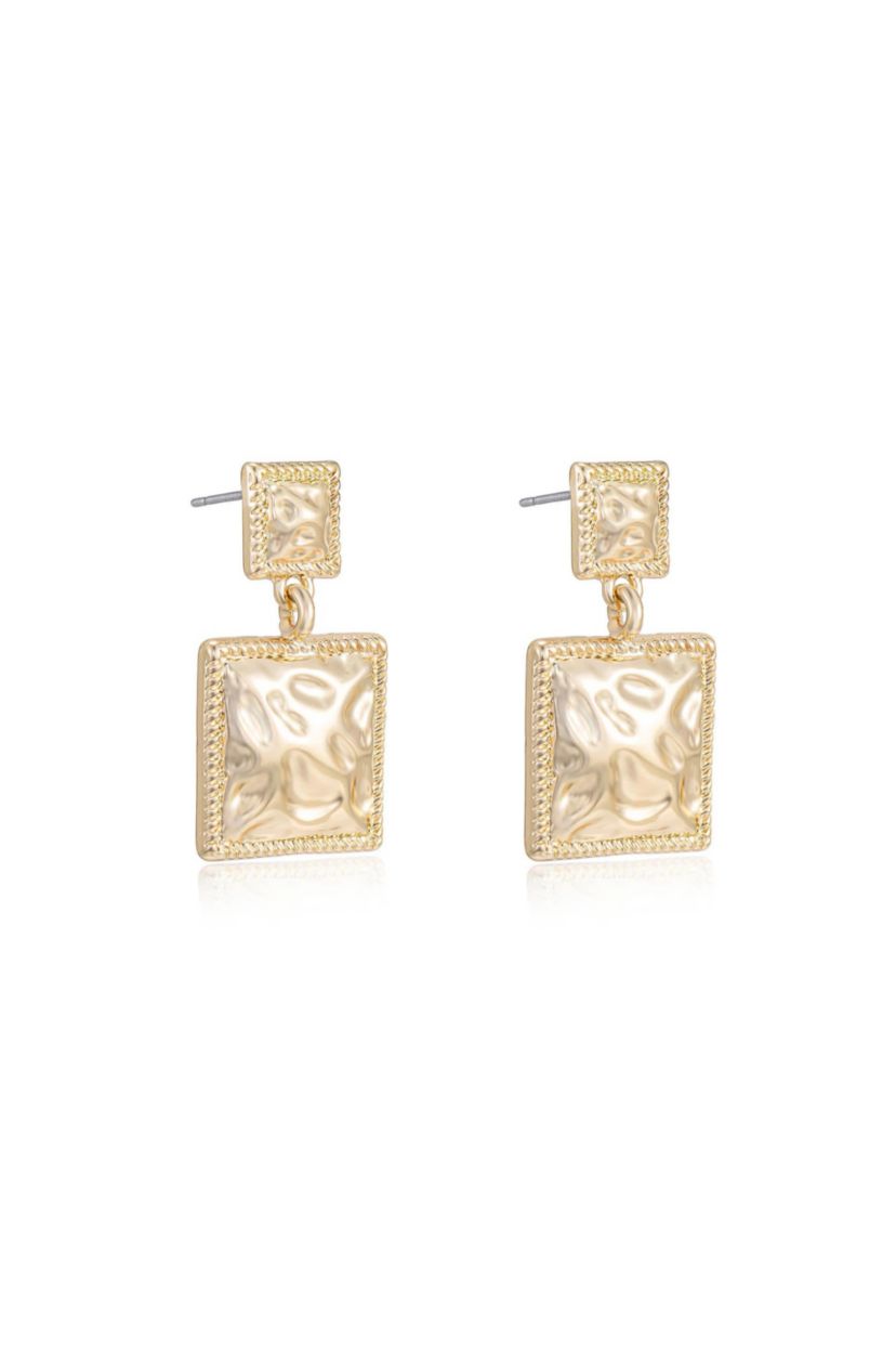 Ettika Repeated Square Earrings