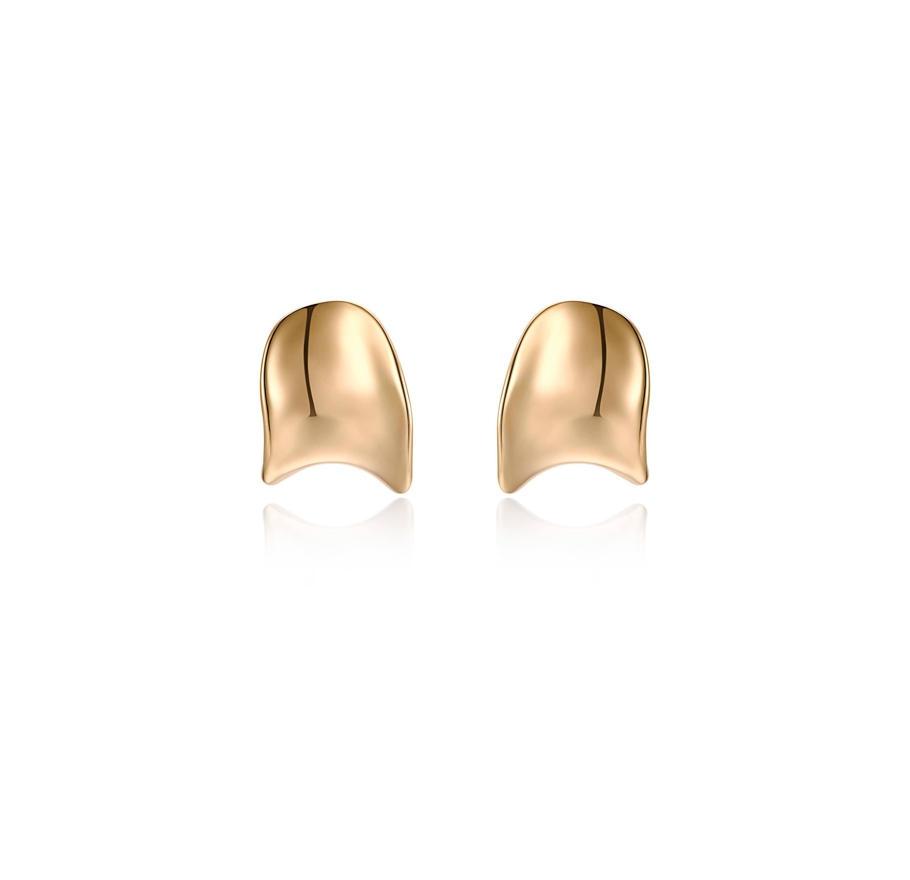 Ettika Curved Stud Earrings