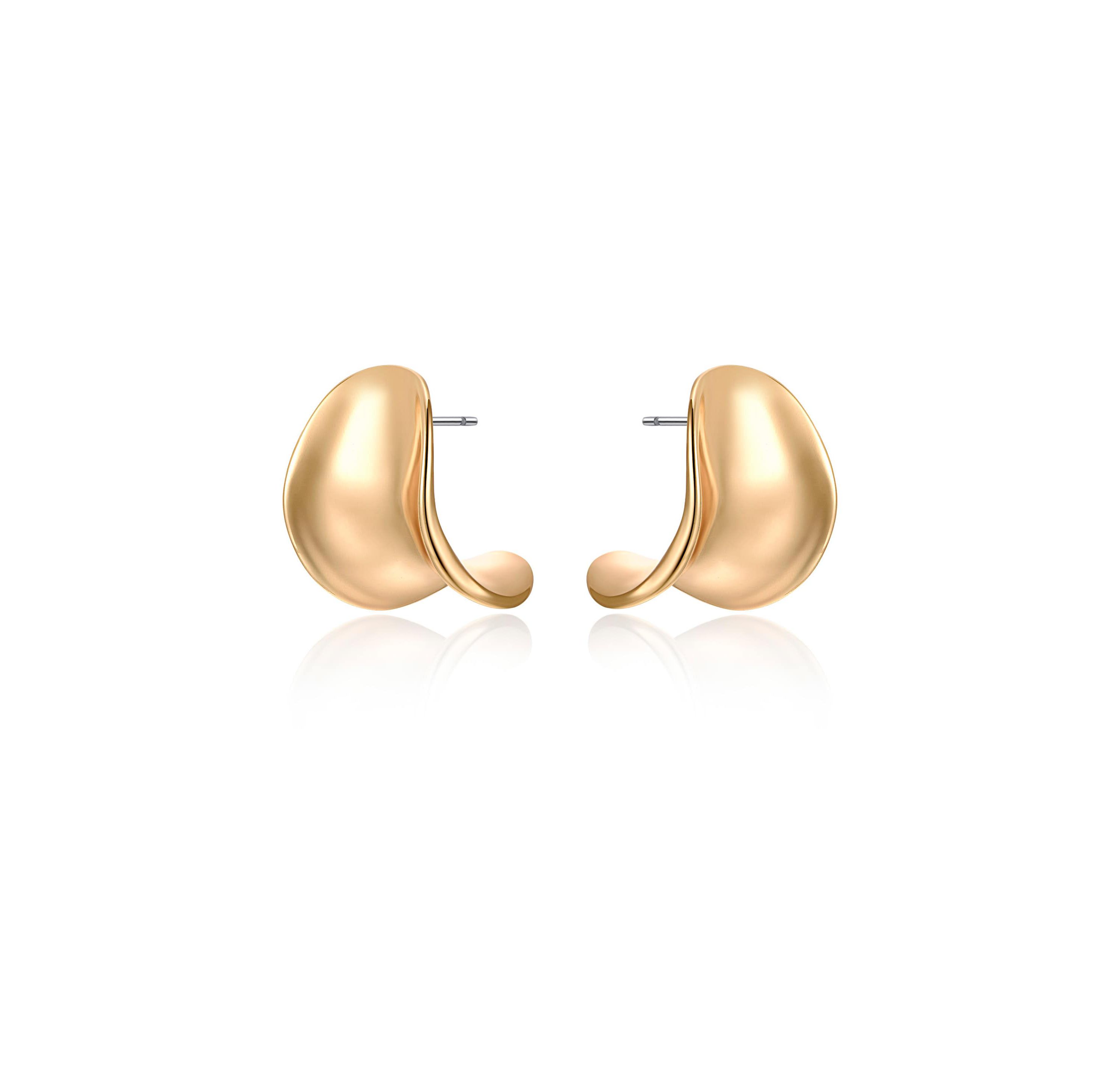 Ettika Curved Stud Earrings