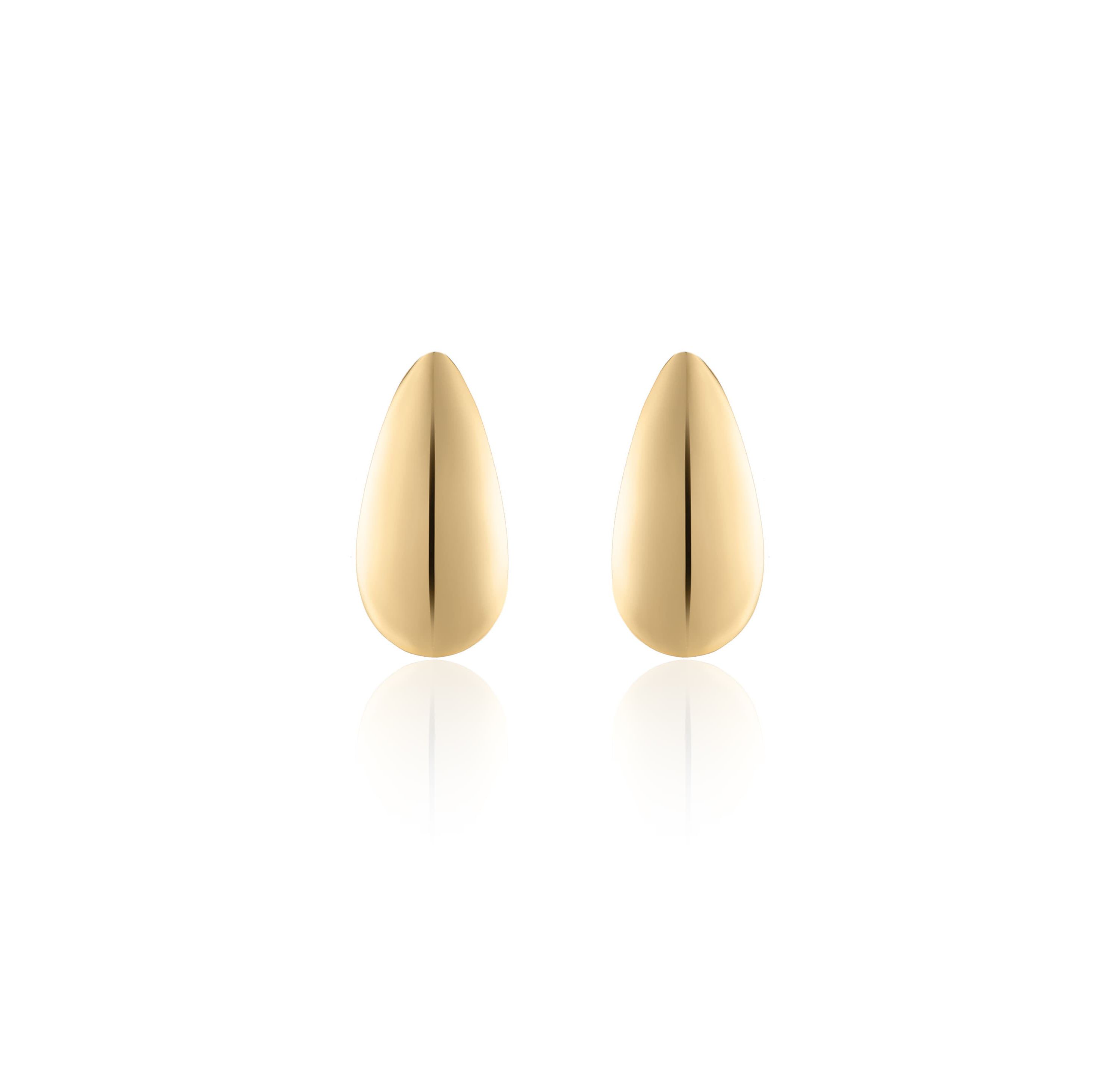 Ettika Golden Teardrop Earrings
