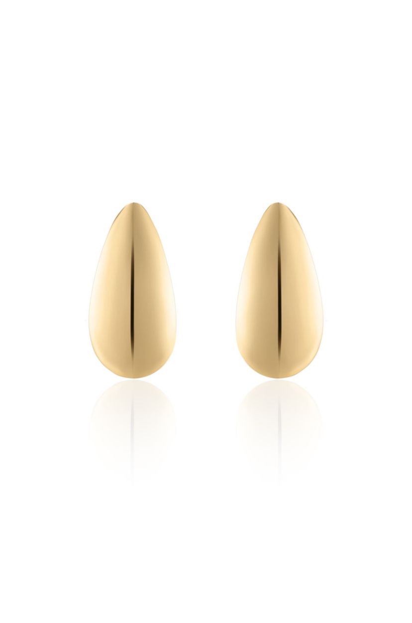 Ettika Golden Teardrop Earrings