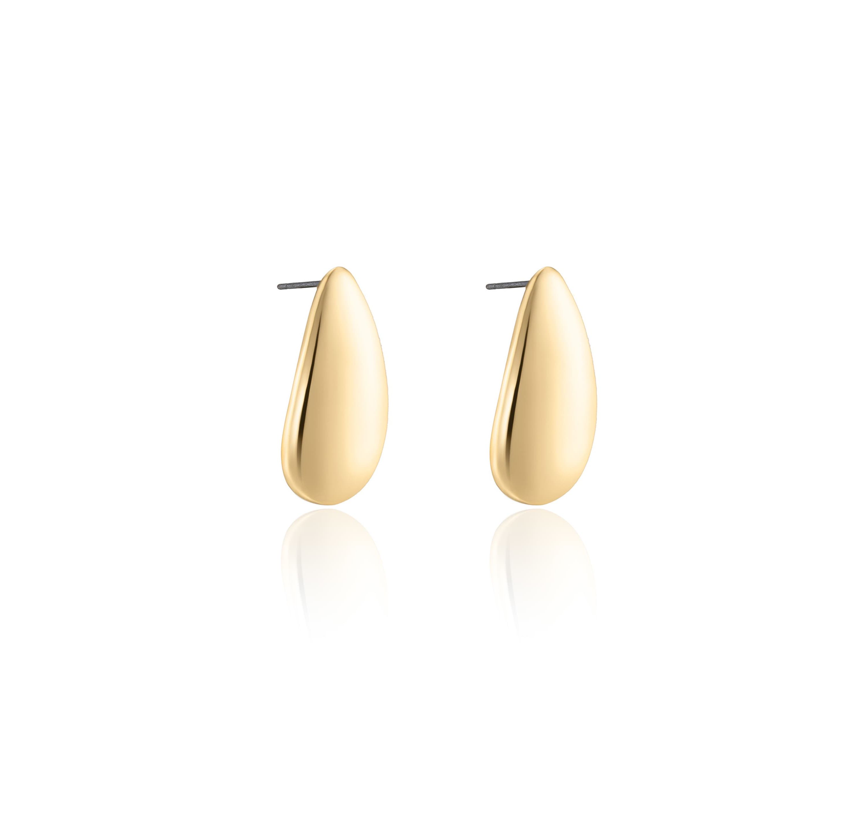 Ettika Golden Teardrop Earrings