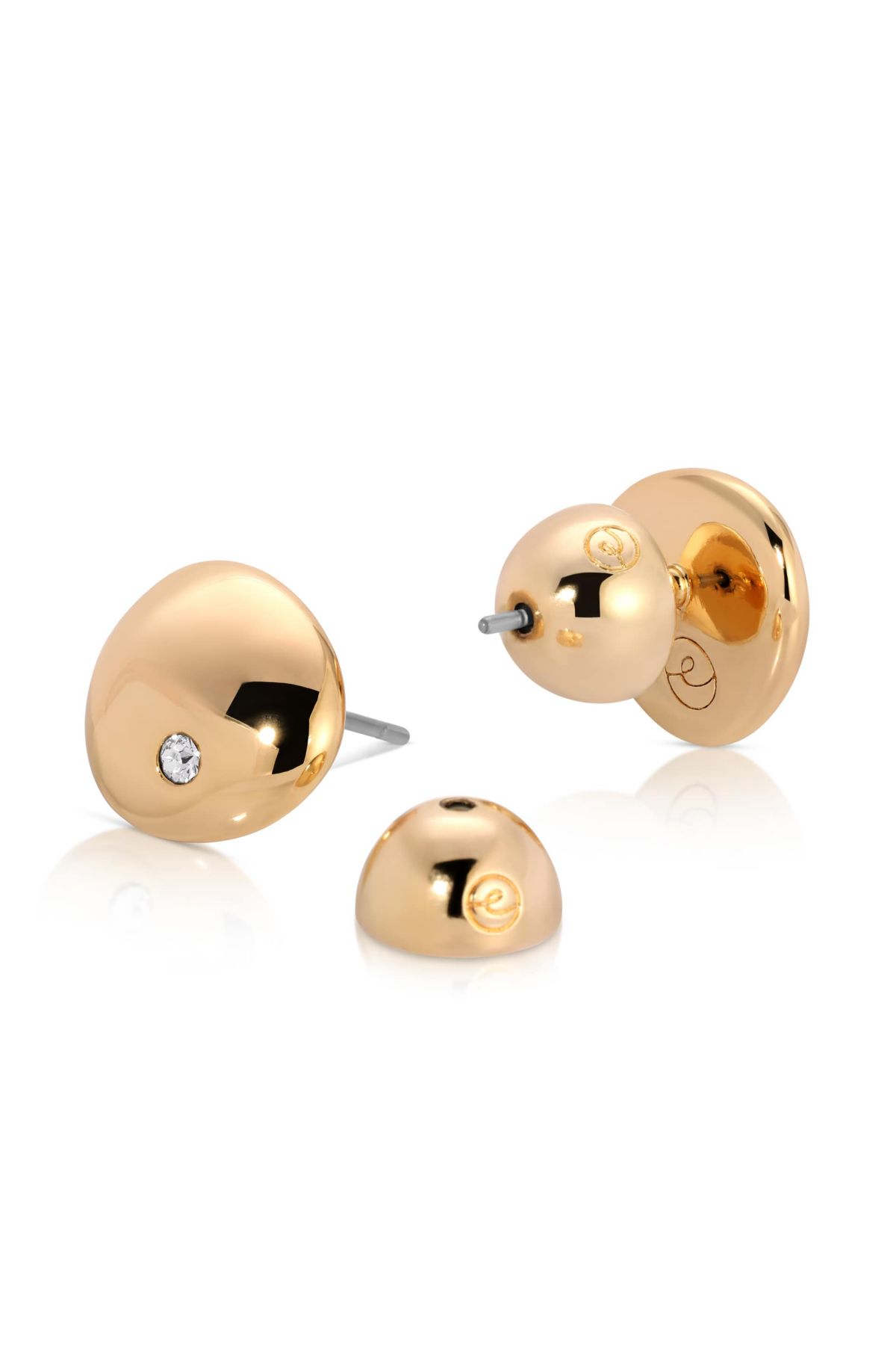 Ettika Pebble Single Stud Earrings