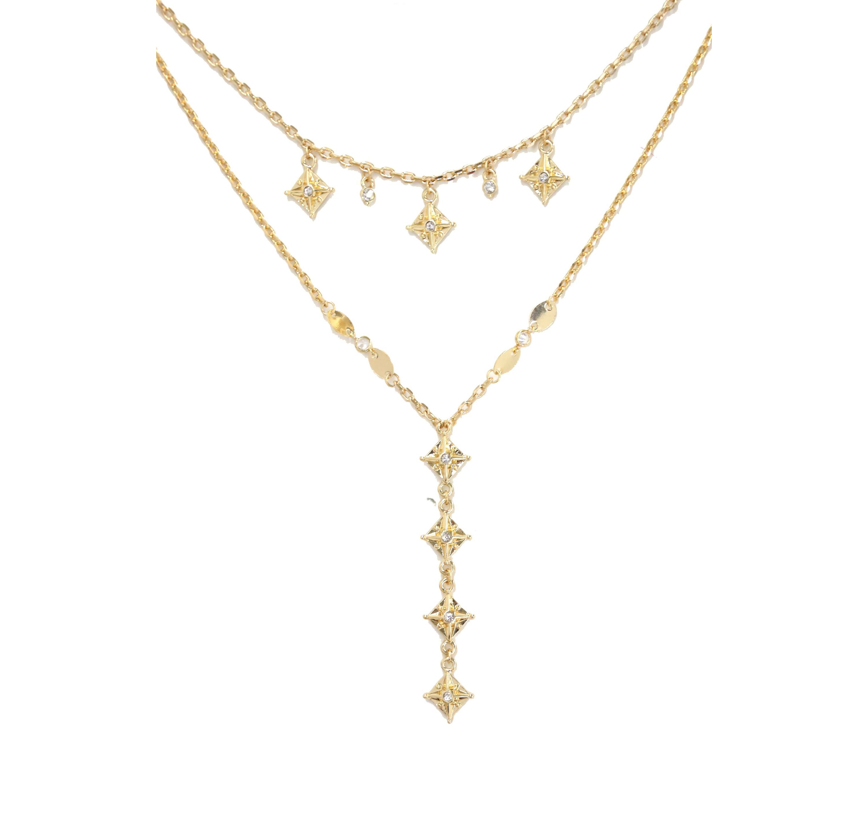 Celestial Double Layered Necklace