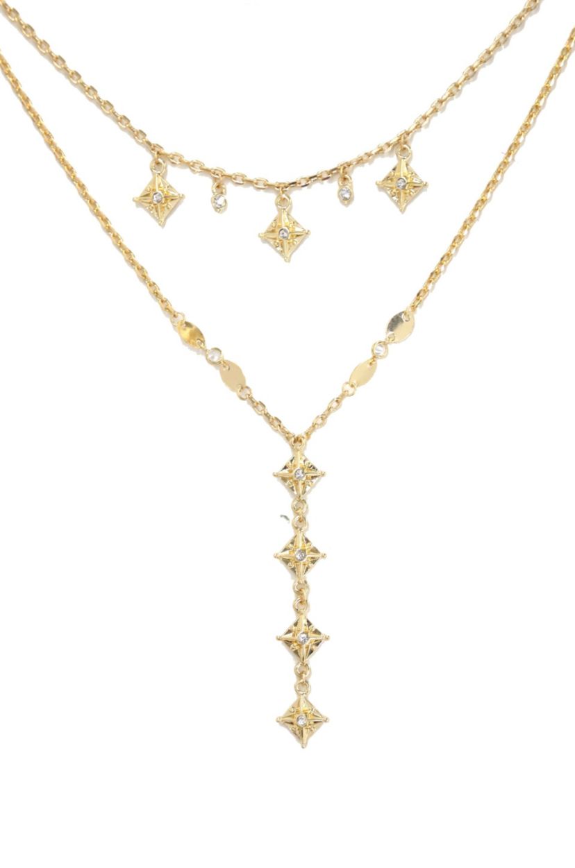 Celestial Double Layered Necklace