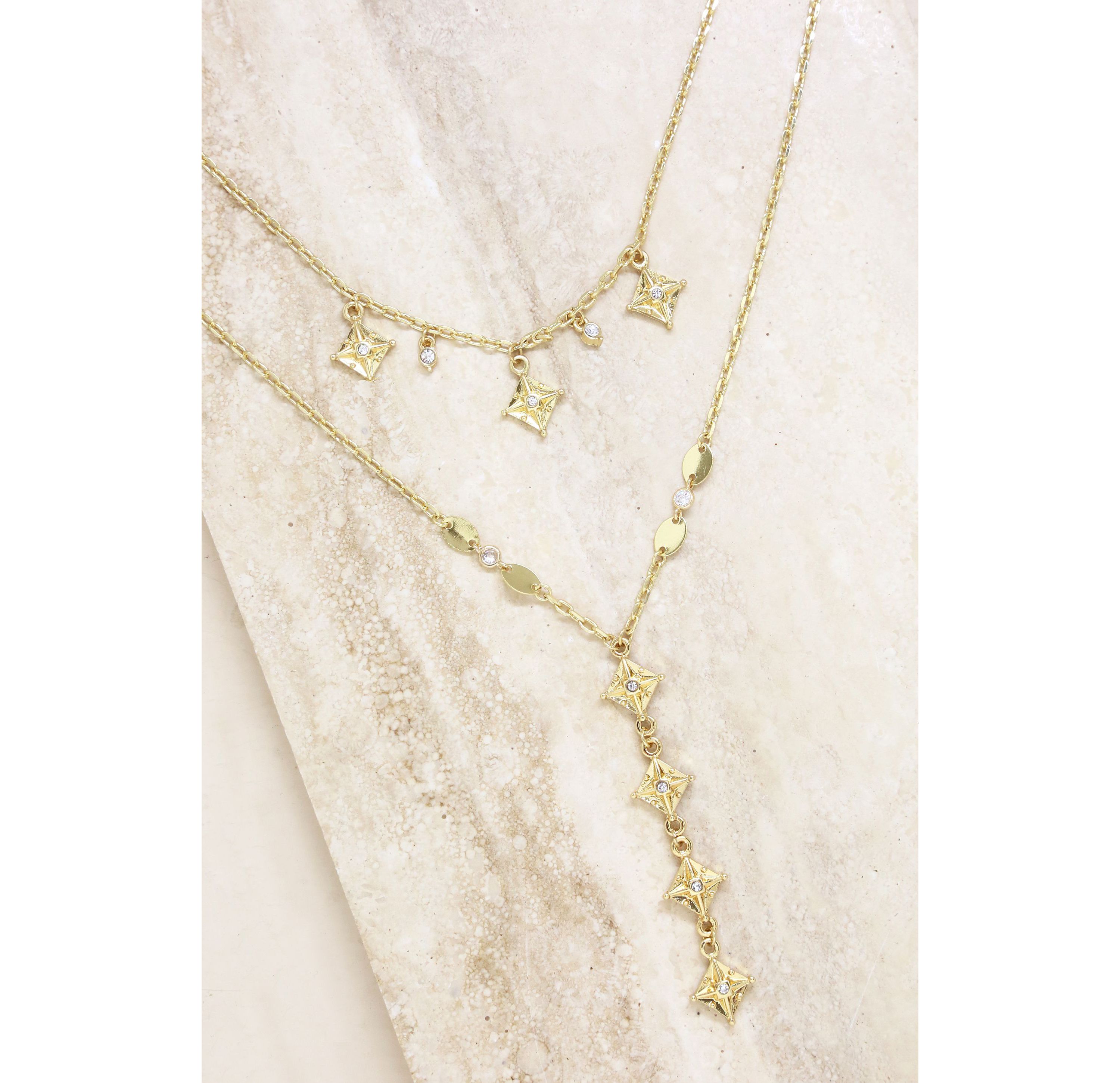 Celestial Double Layered Necklace