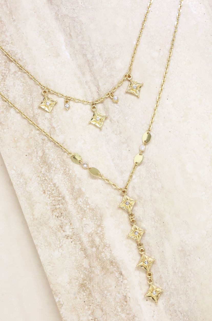 Celestial Double Layered Necklace