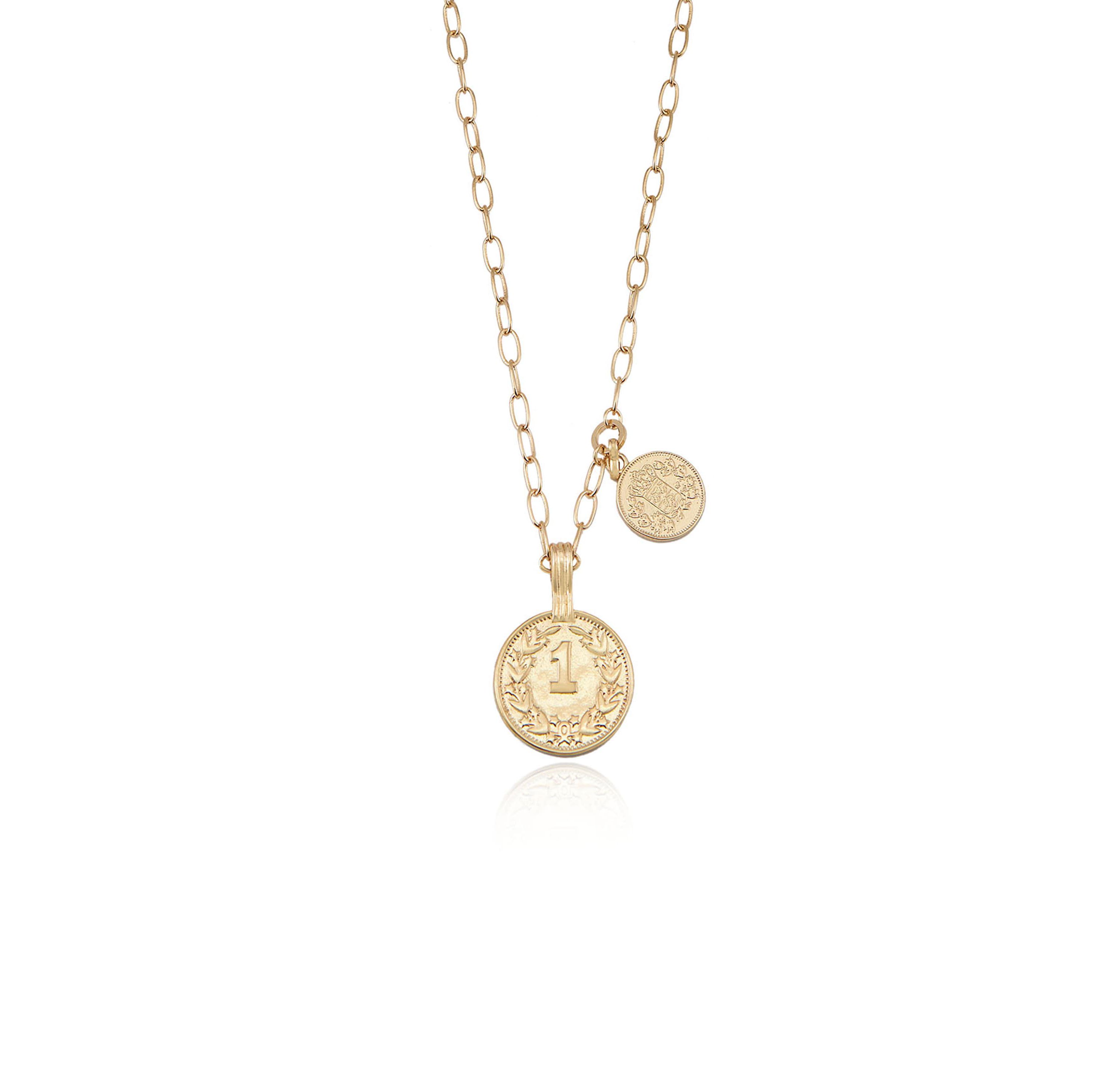 Ettika Simplicity Coin Necklace