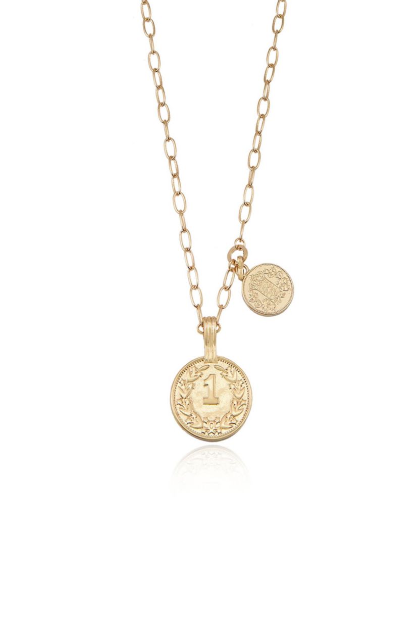 Ettika Simplicity Coin Necklace