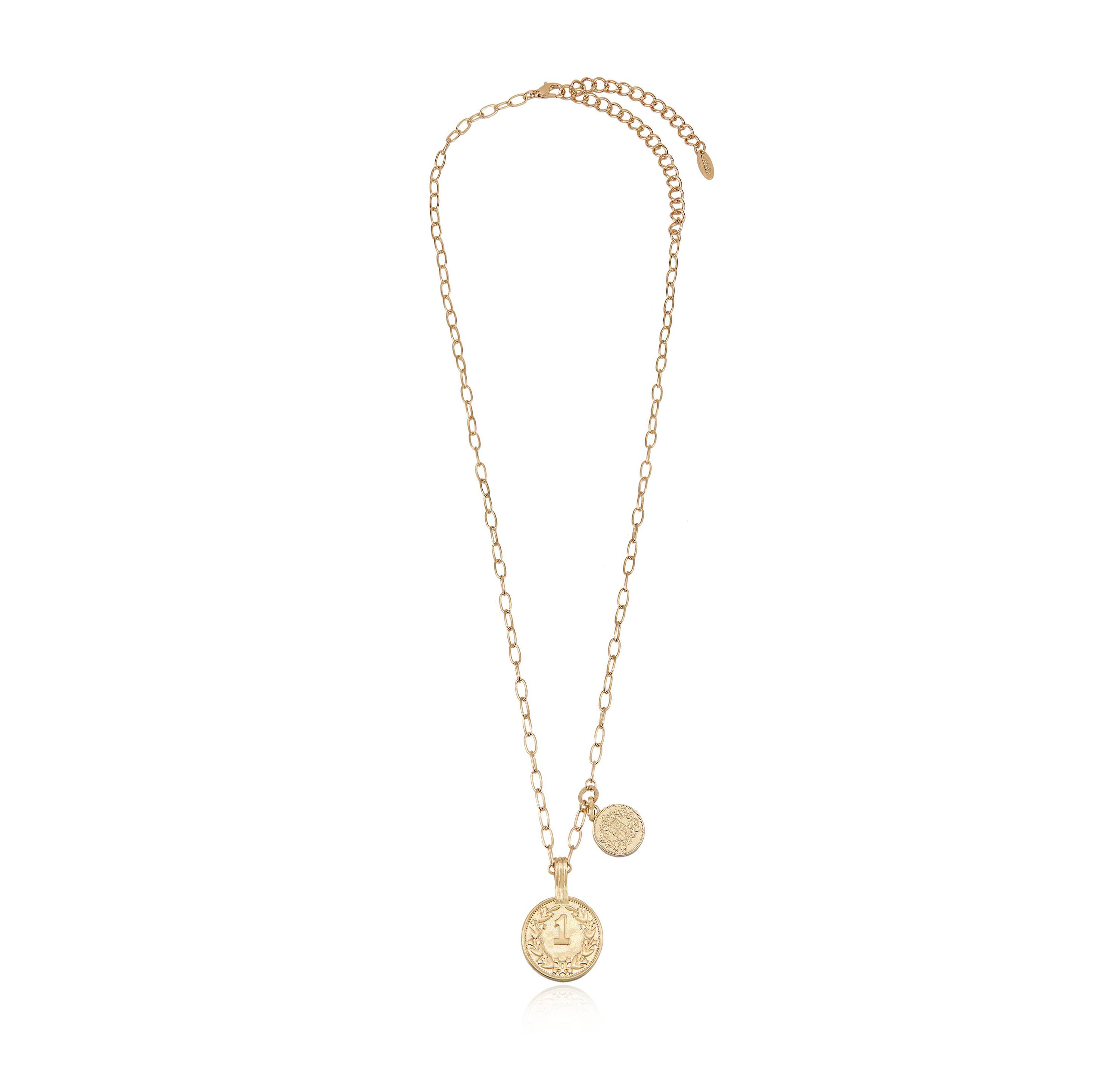 Ettika Simplicity Coin Necklace